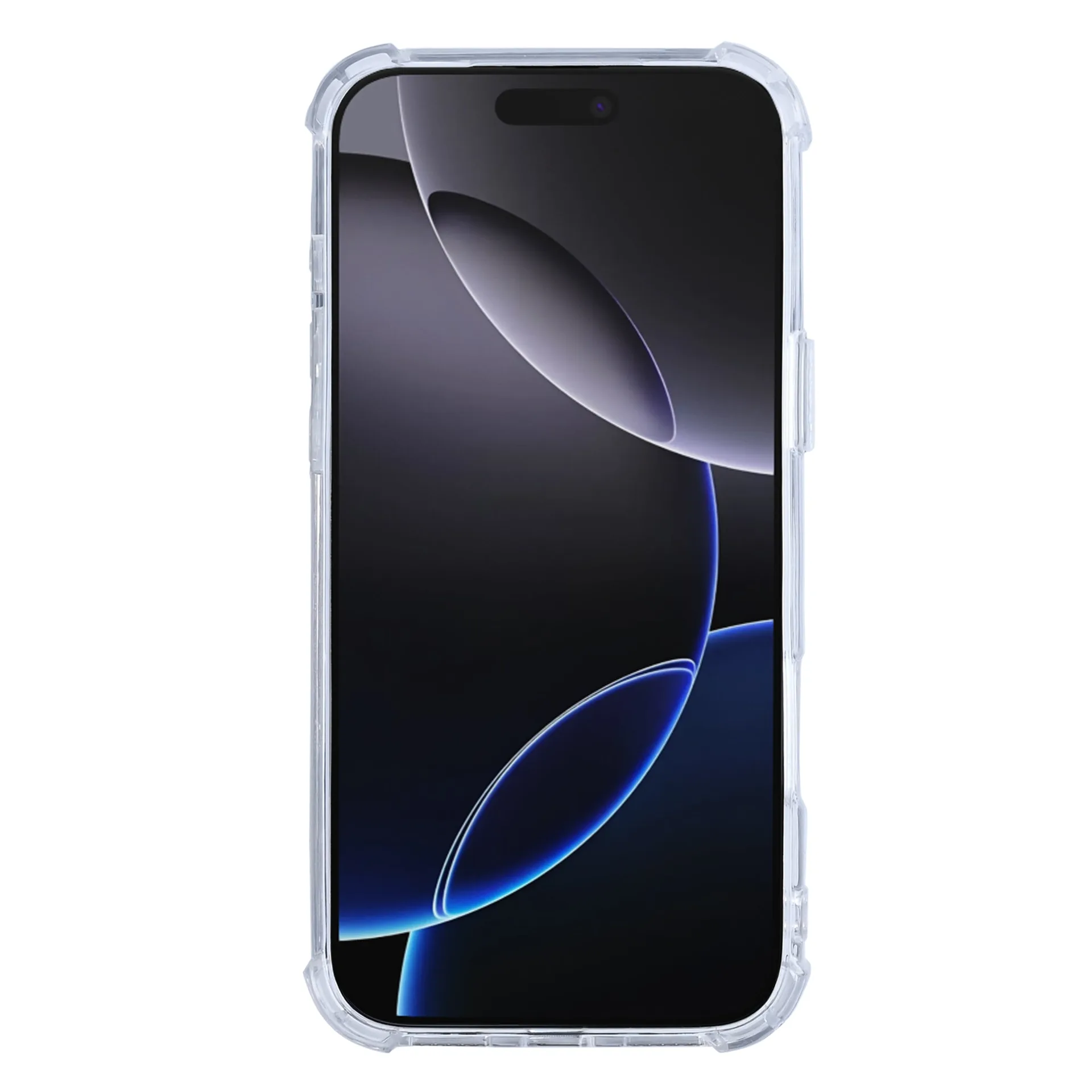 Rixus Anti-Burst Case For Apple iPhone 17 Pro Max Transparent