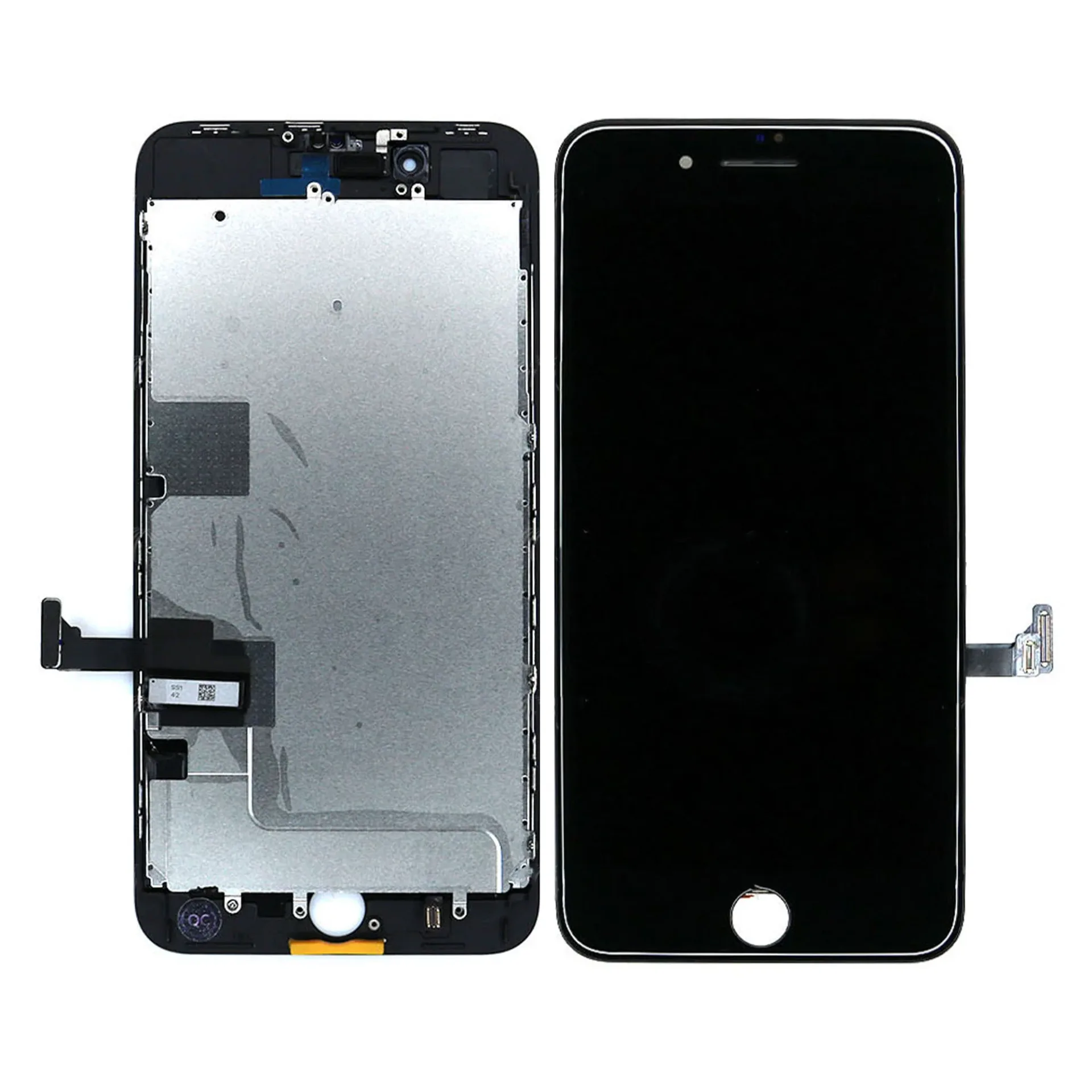 For Apple iPhone 8, iPhone SE (2020) Display And Digitizer Black Refurbished