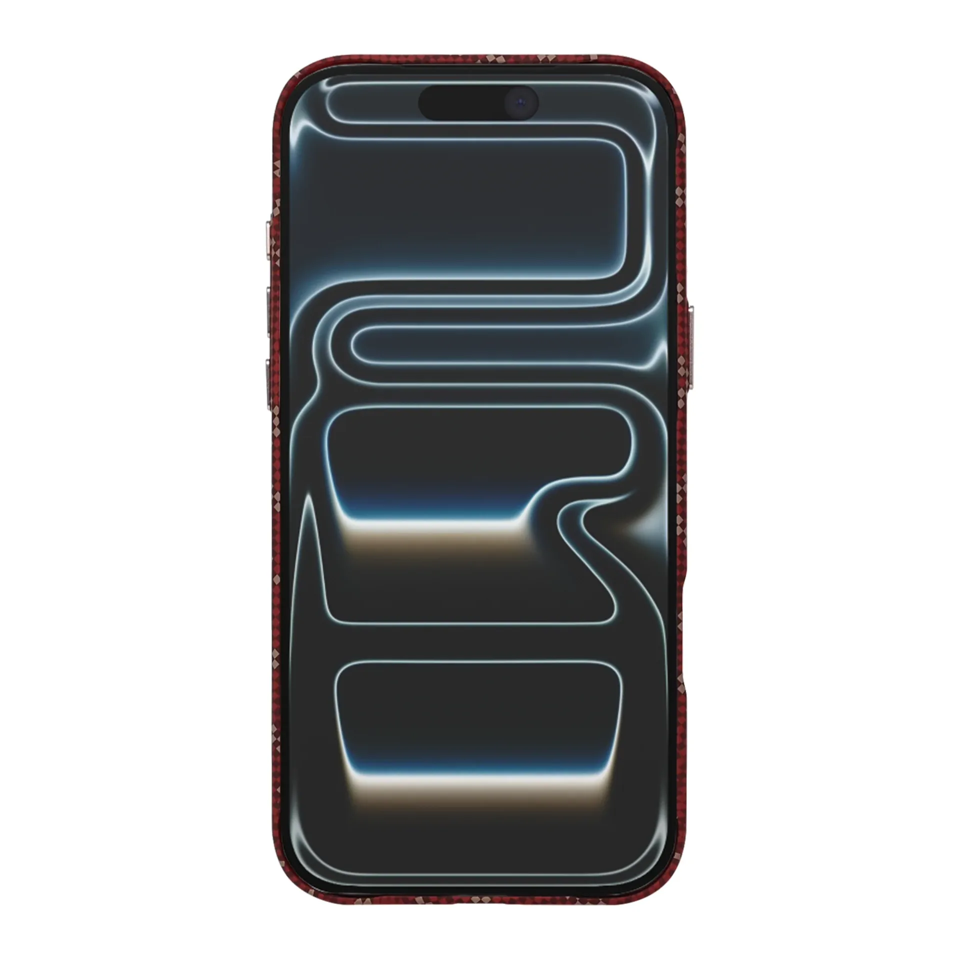 Rixus Alpine Ultra-Slim Case With MagSafe Compatible RXA093 For Apple iPhone 17 Pro Cherry Red
