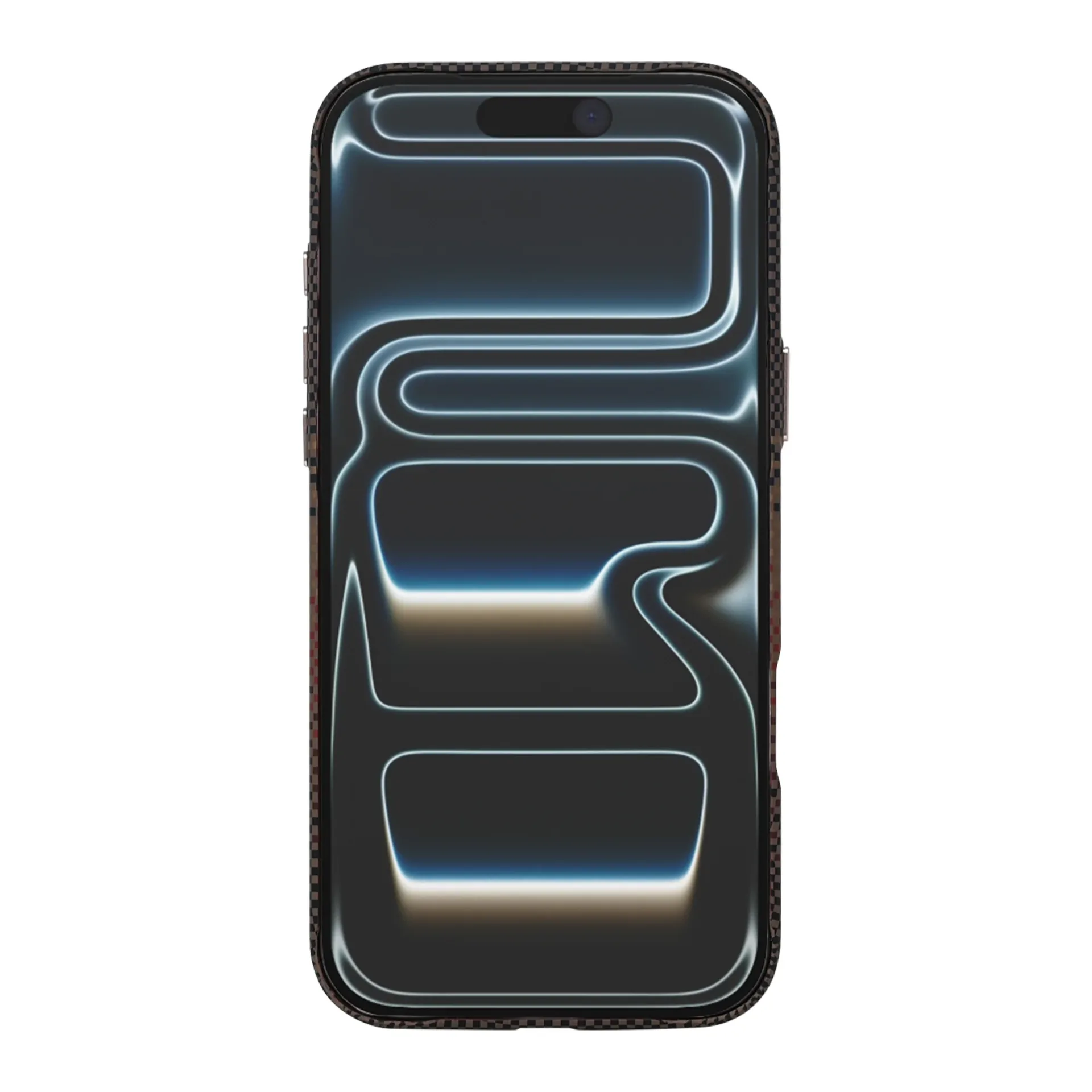 Rixus Alpine Ultra-Slim Case With MagSafe Compatible RXA130 For Apple iPhone 17 Pro Stripe Brown