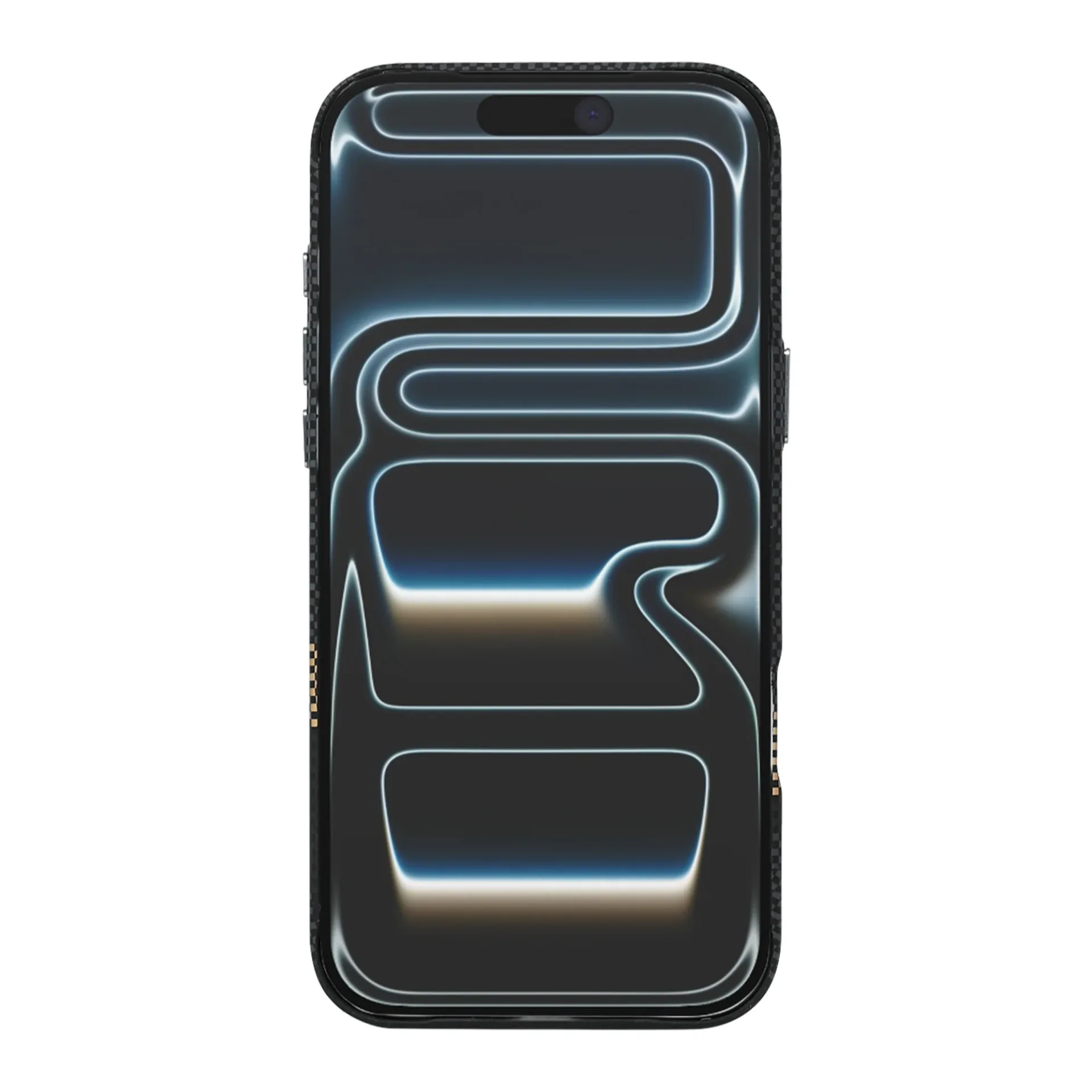 Rixus Alpine Ultra-Slim Case With MagSafe Compatible RXD082 For Apple iPhone 17 Pro Mountain Black