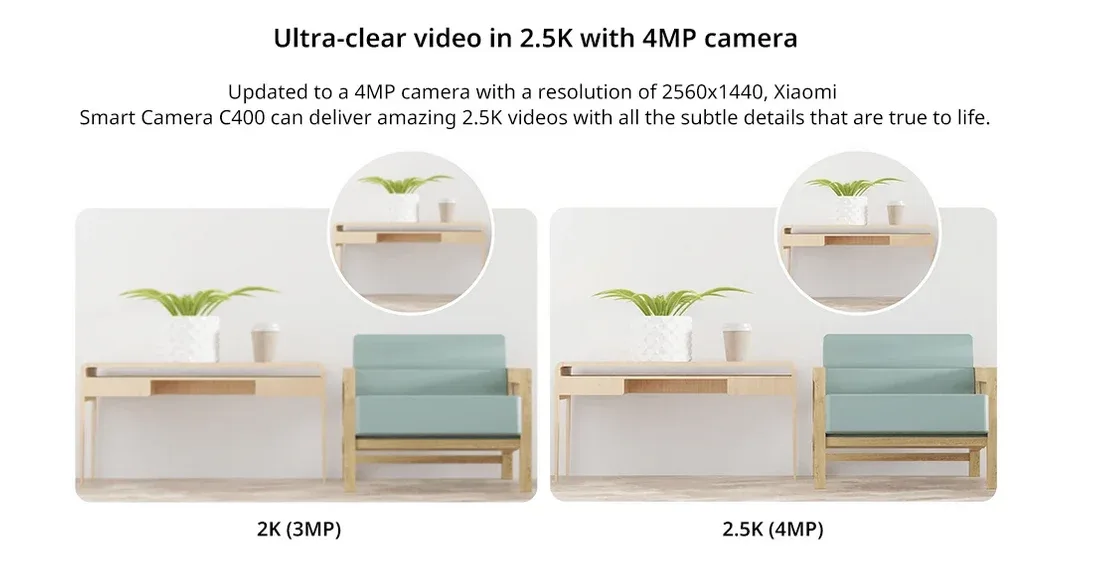 Xiaomi C400 Smart Camera 2.5K Clarity