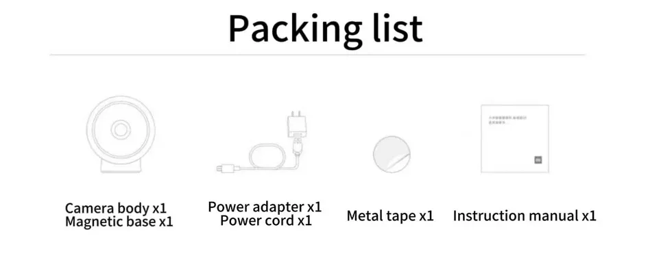 Xiaomi Camera C100 2K Magnetic Mount