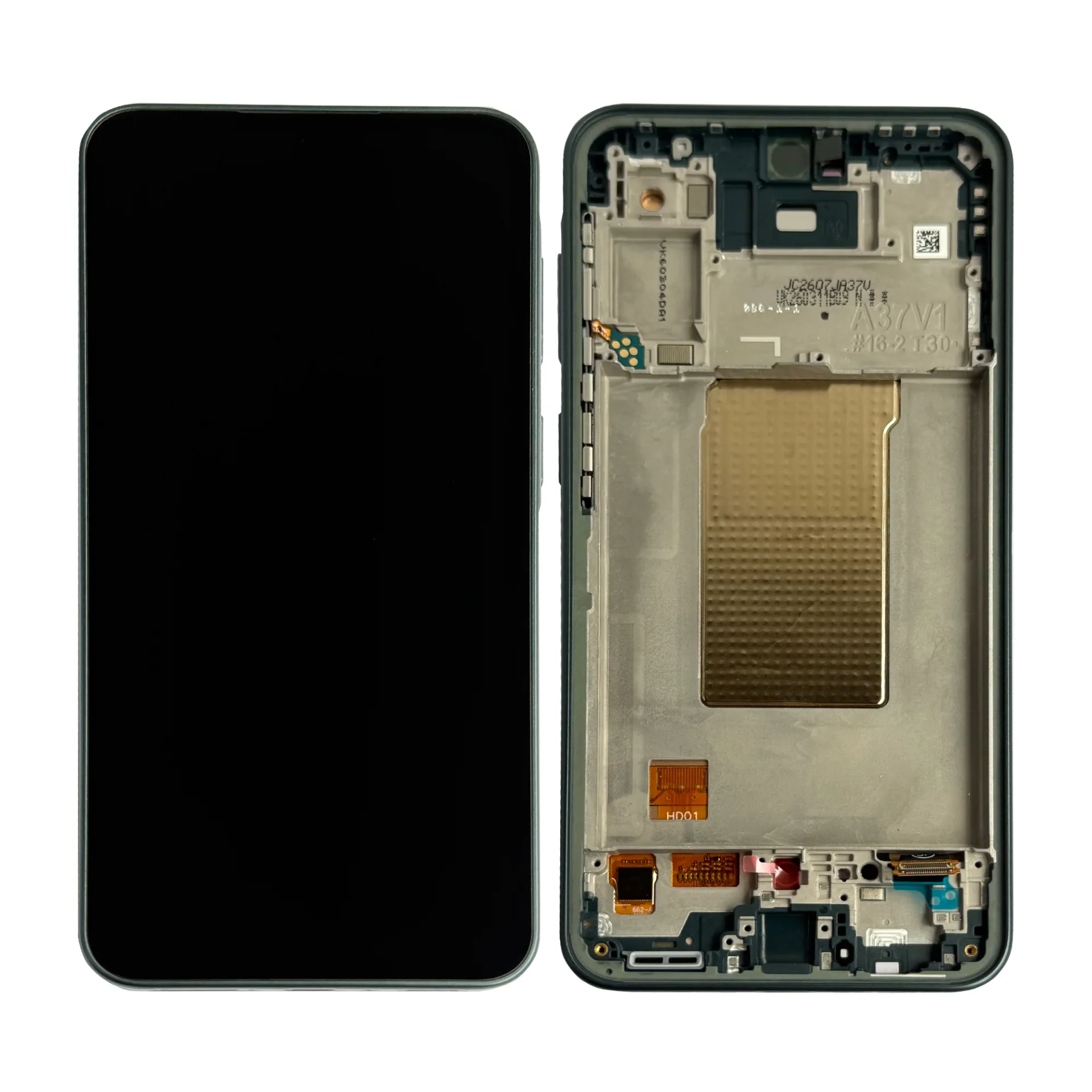 Samsung Galaxy A37 A376B Display And Digitizer With Frame Graygreen Soft-OLED