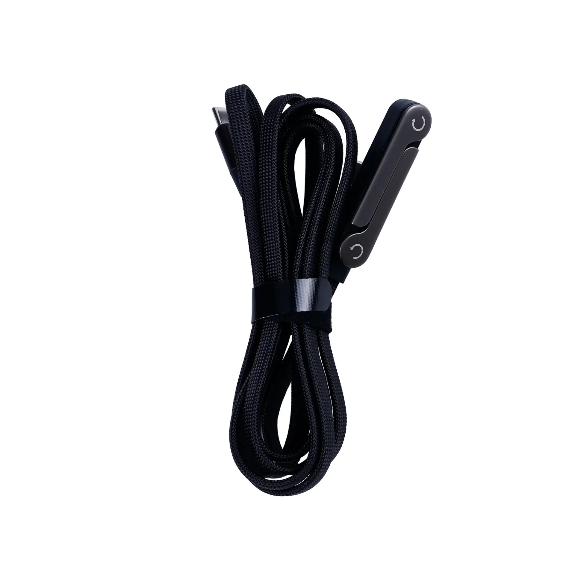 Data Cable USB-C To USB-C With Foldable Holder 150cm Black Retail Box