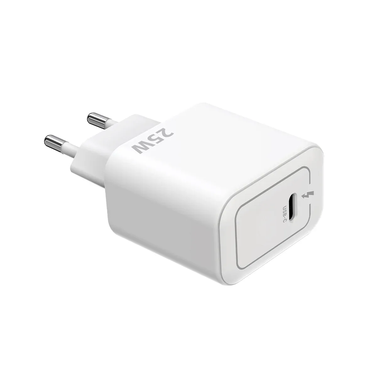Rixus RXHC25 USB-C Power Adapter 25W White