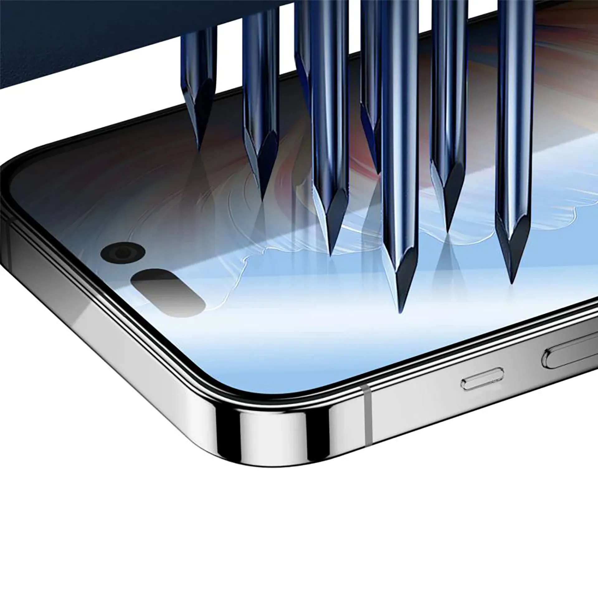 Rixus Clear HD Full Curved Edge Tempered Glass For Apple iPhone 17 Air