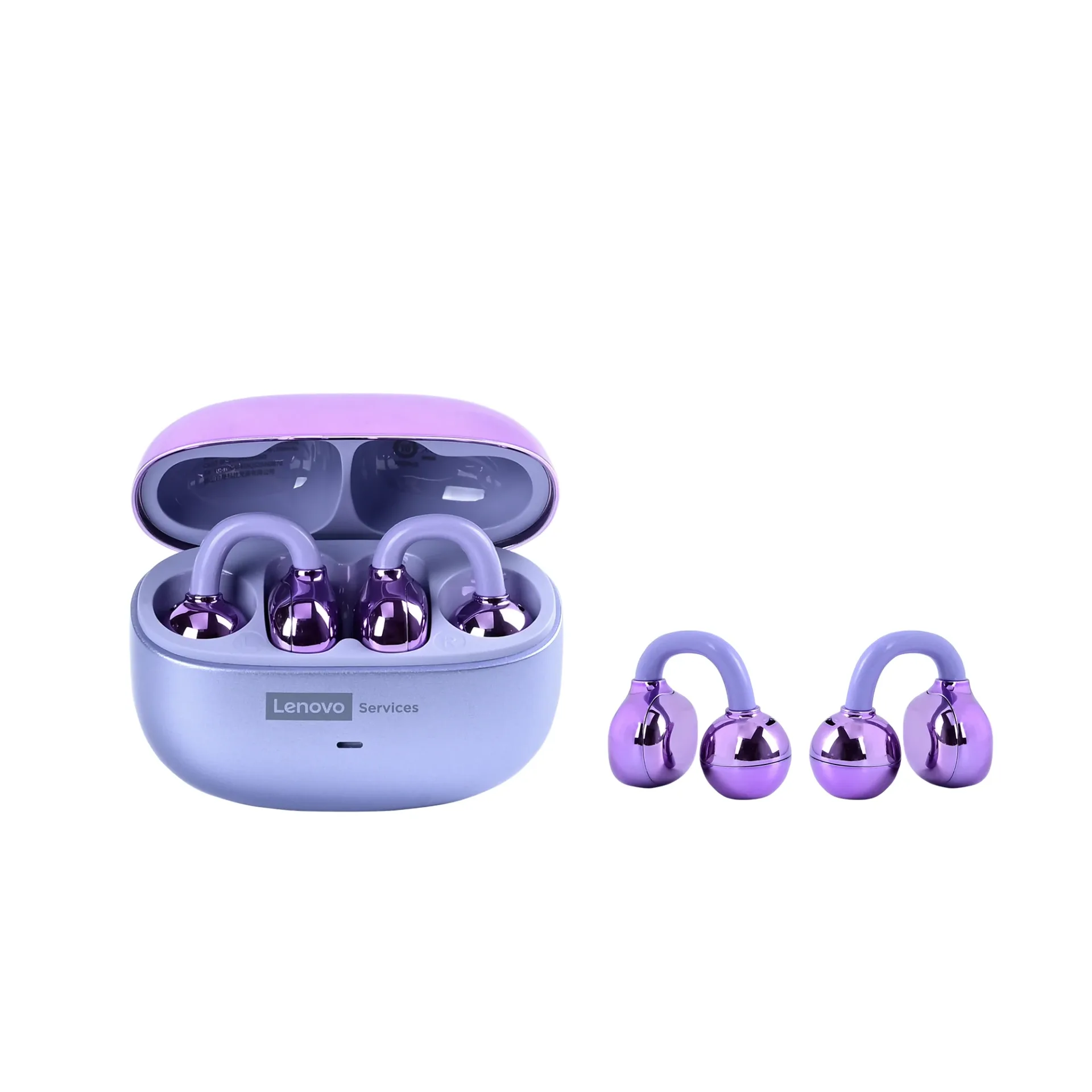Lenovo LE302 Wireless Earbuds Purple