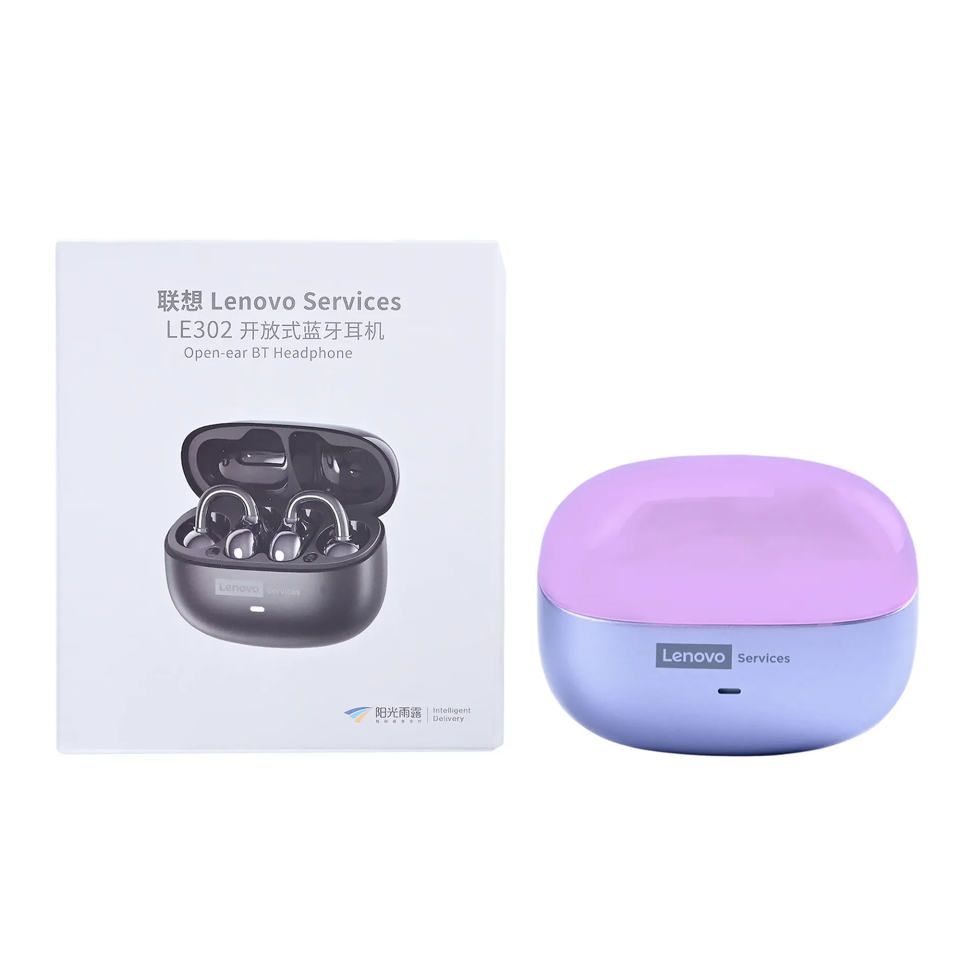 Lenovo LE302 Wireless Earbuds Purple