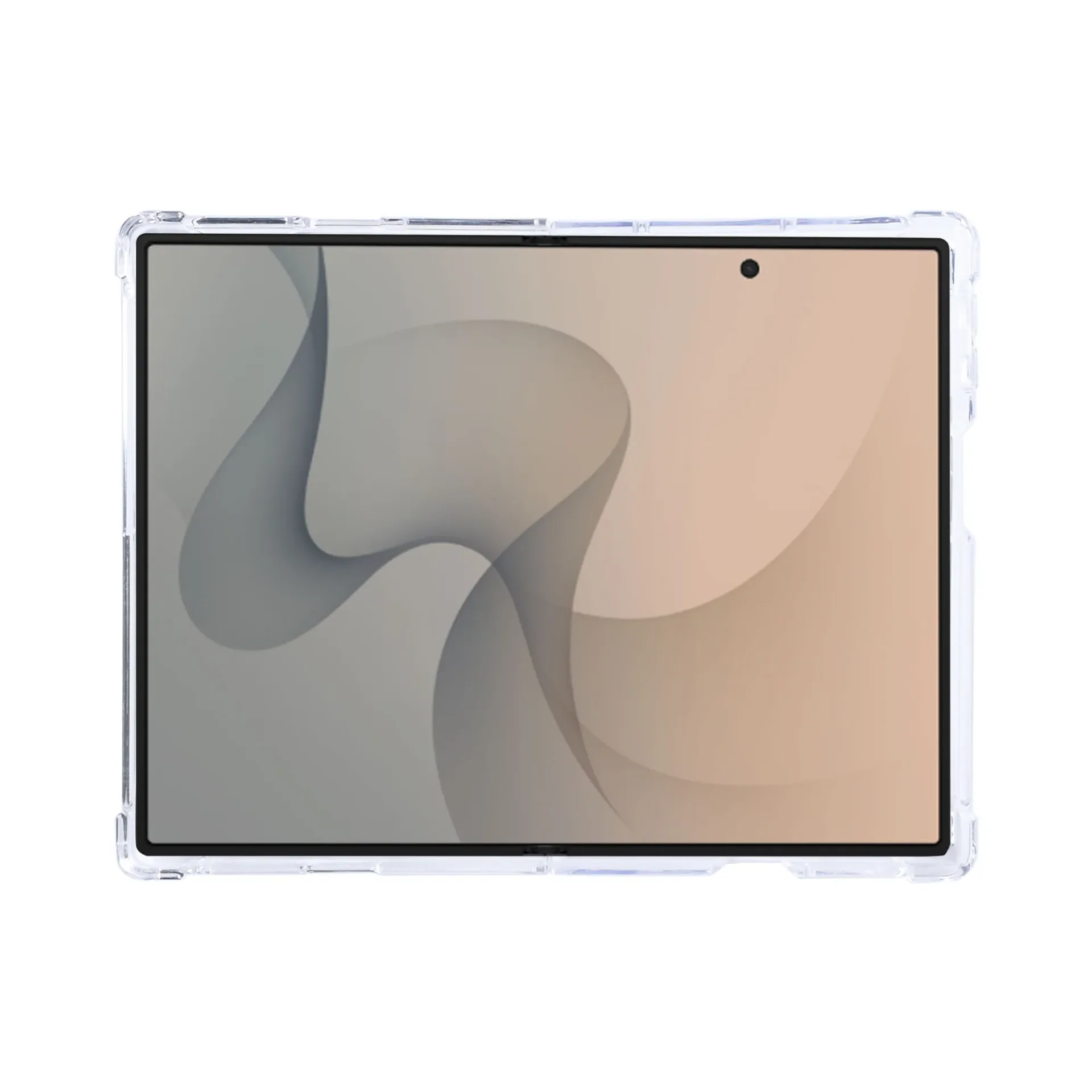 Rixus Anti-Burst Case With MagSafe Compatible For Samsung Galaxy Z Fold8 Transparent