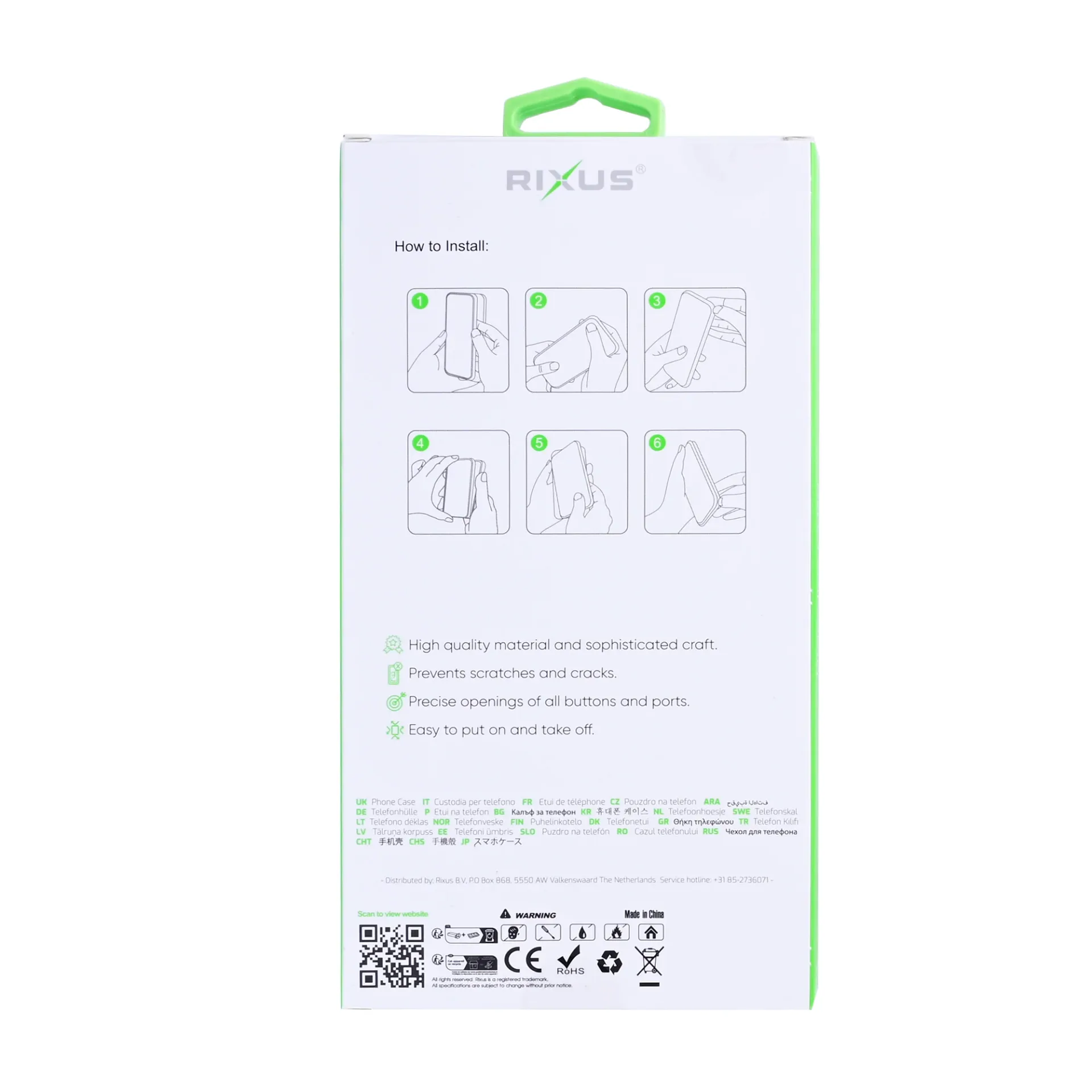 Rixus Anti-Burst Case With MagSafe Compatible For Samsung Galaxy Z Fold8 Transparent