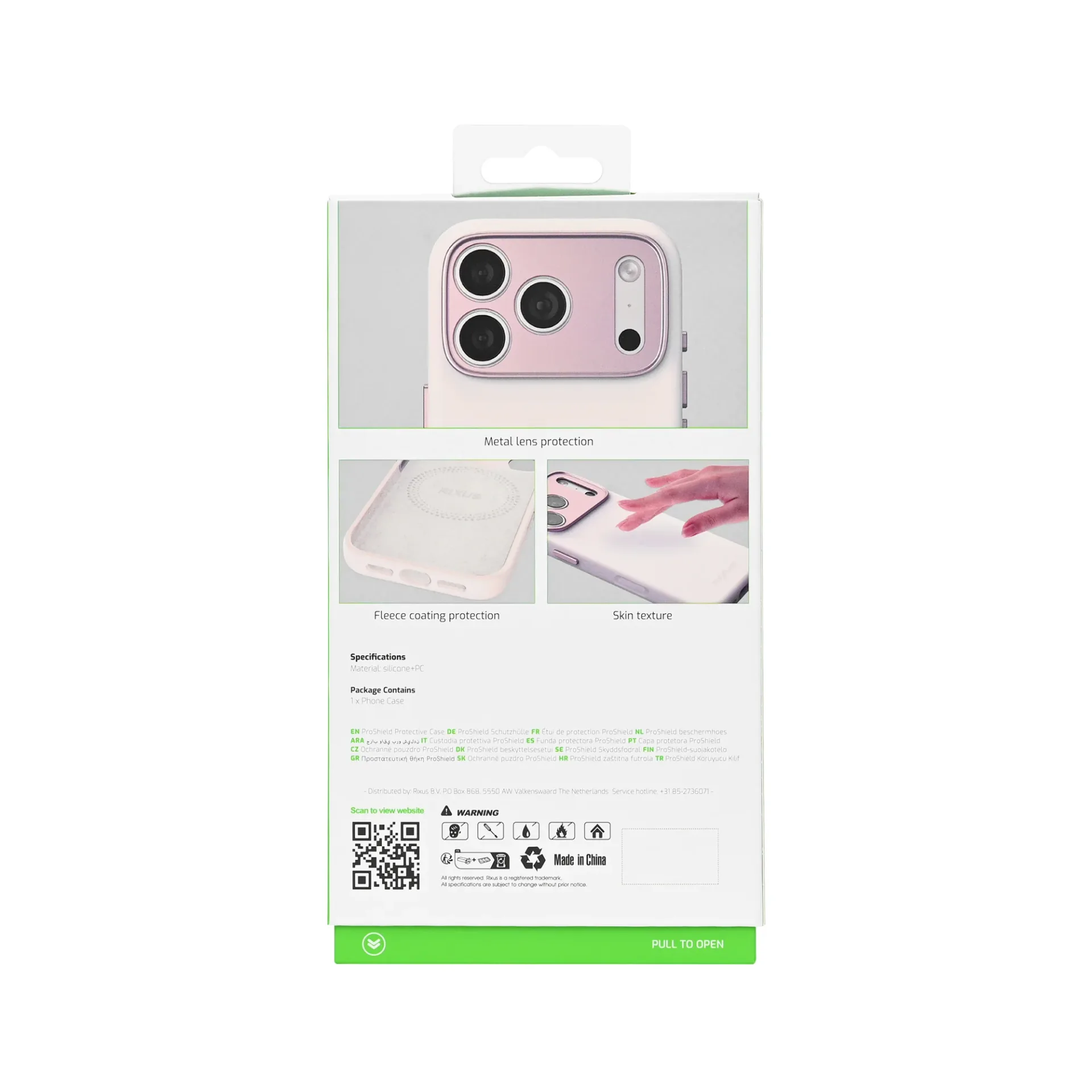 Rixus ProShield Case For Apple iPhone 17 Pro Max Pink