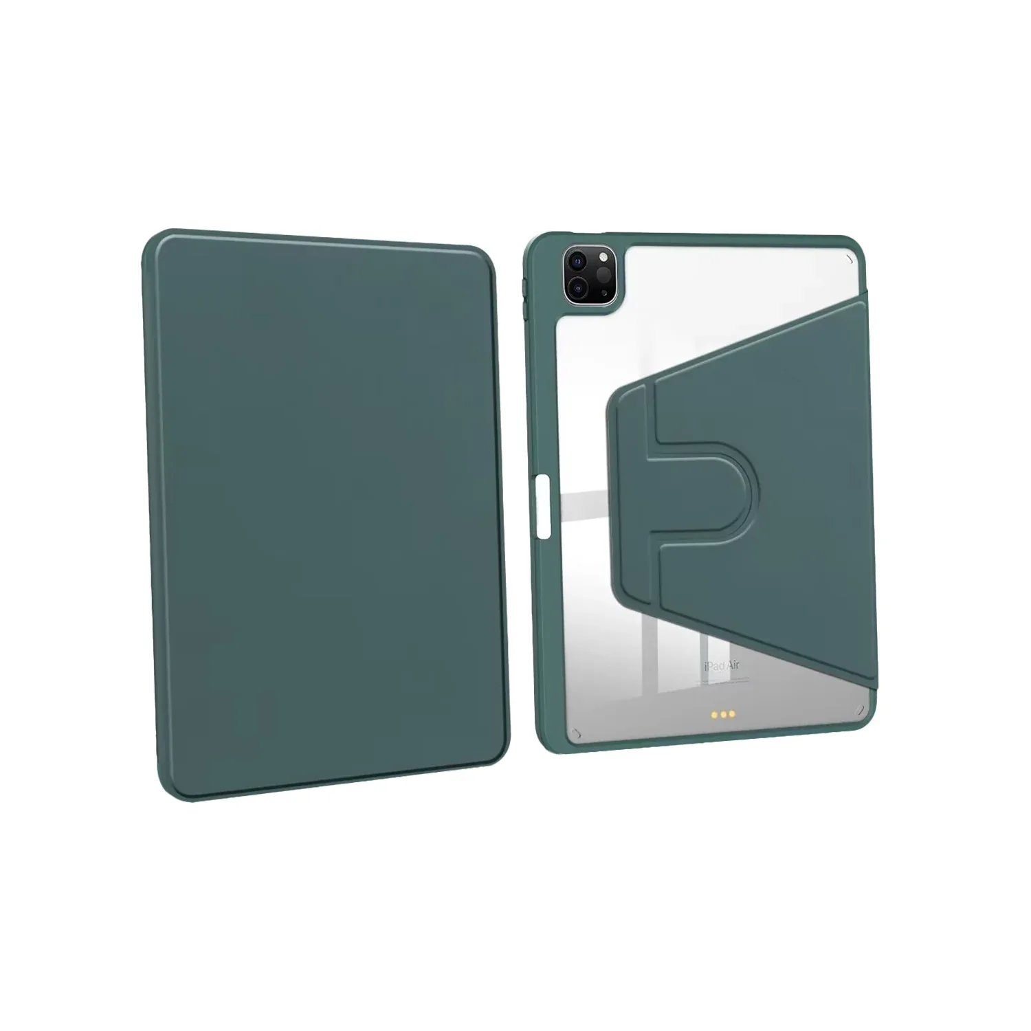 PU Leather Protective Case For Apple iPad 10 10.9 inch (2022), iPad 11.0 inch (2025) Case Midnight Green