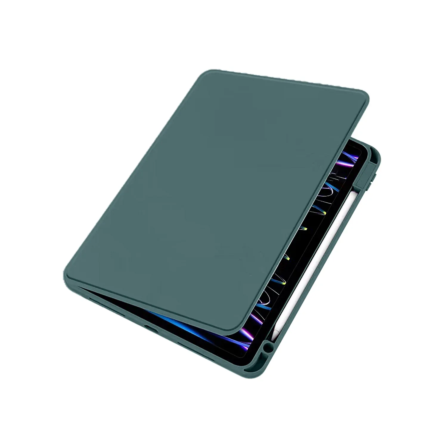 PU Leather Protective Case For Apple iPad 10 10.9 inch (2022), iPad 11.0 inch (2025) Case Midnight Green