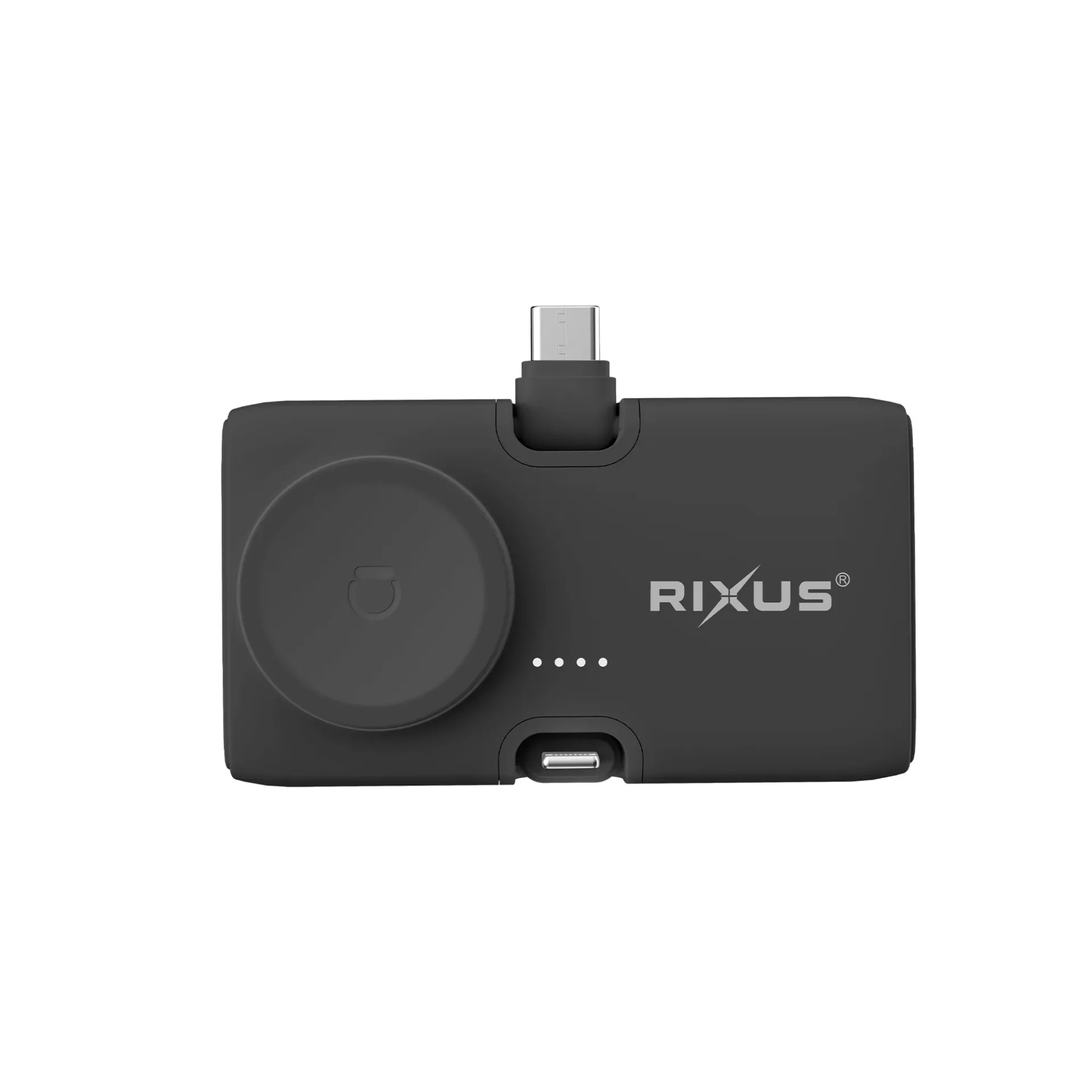 Rixus RXPB13B Mini Click-On 3 in 1 Powerbank 4500mAh Black