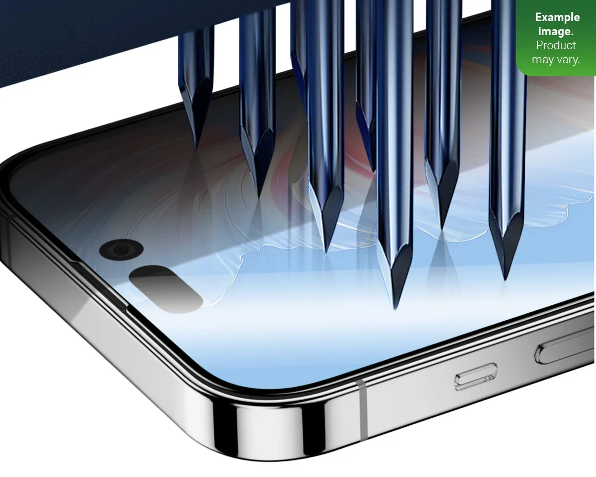 Rixus Clear HD Full Curved Edge Tempered Glass For Apple iPhone 15 Plus