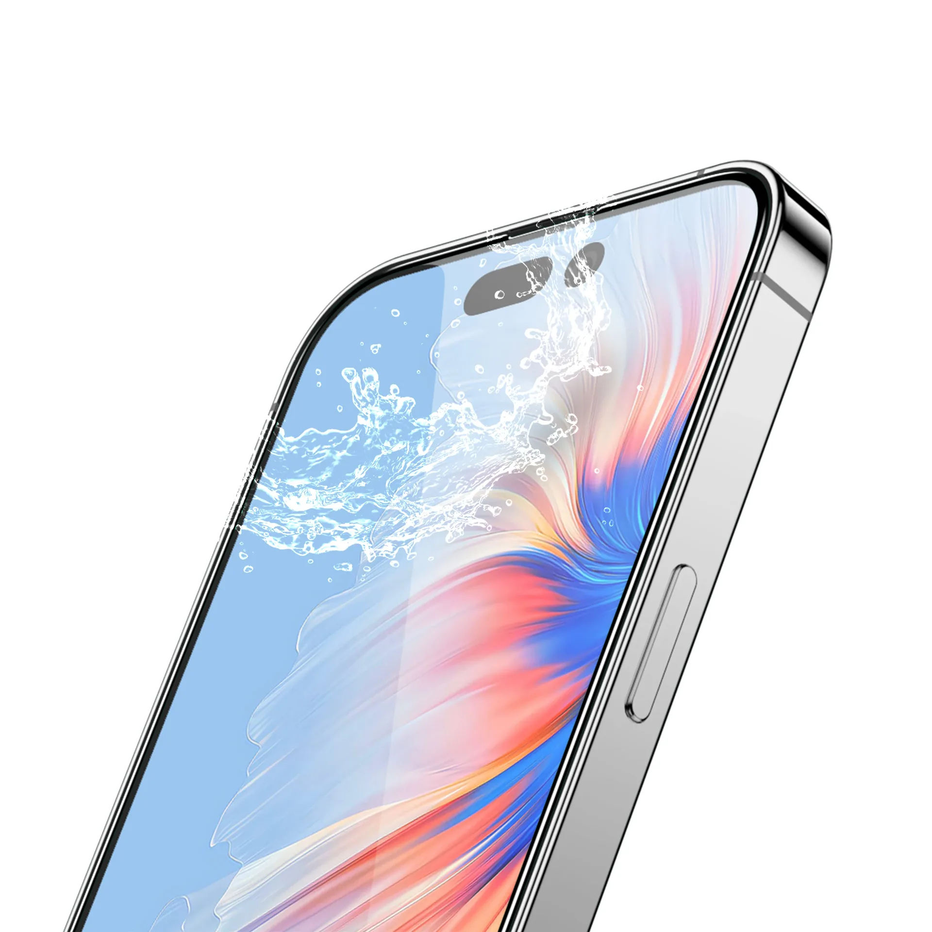 Rixus Clear HD Full Curved Edge Tempered Glass For Apple iPhone 16 Plus (10-Pack)