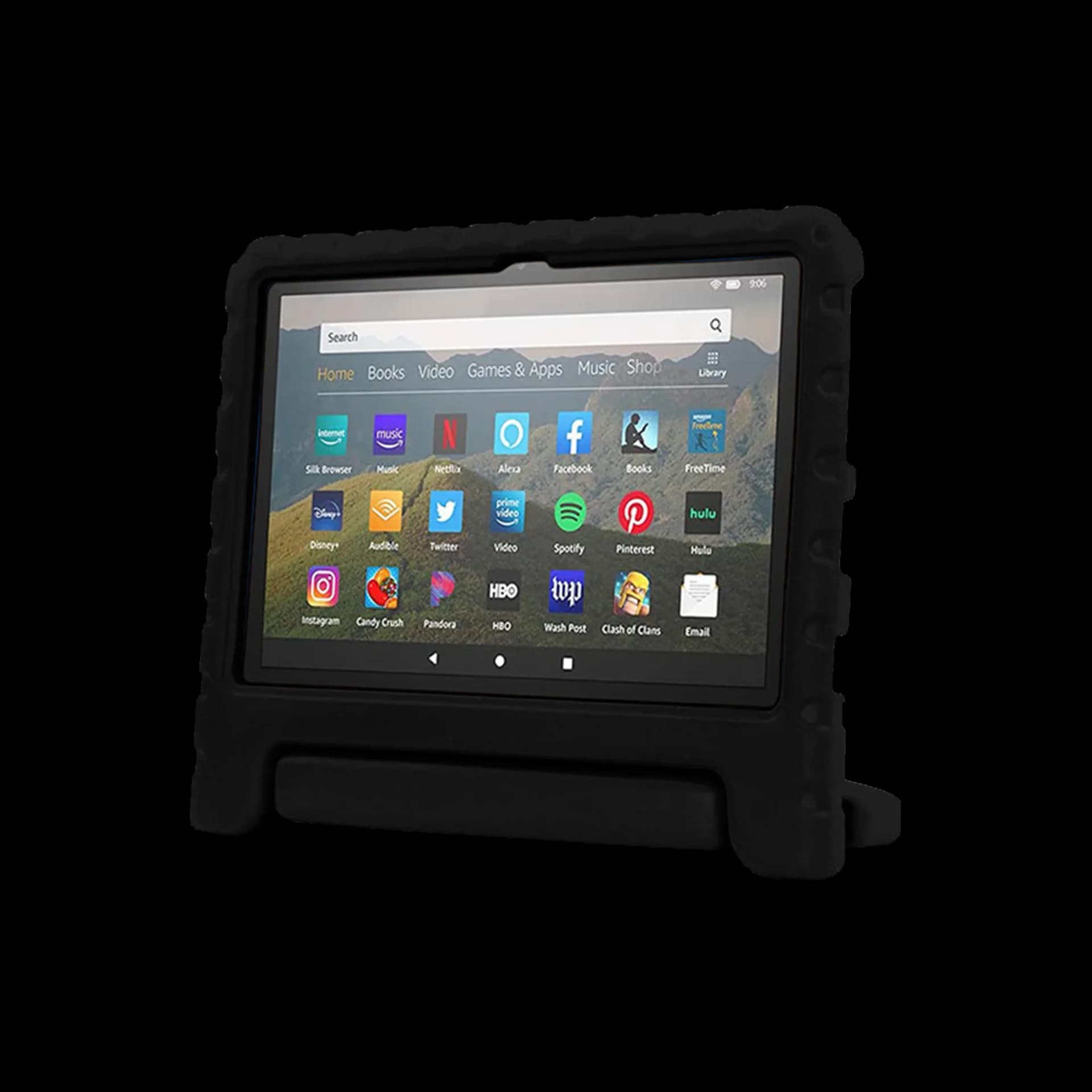 Rixus RXTC06 Tablet Kids Case For Apple iPad 10.2 inch (2021, 2019), iPad Air 3 10.5 inch (2019), iPad Pro 10.5 inch (2018) Black