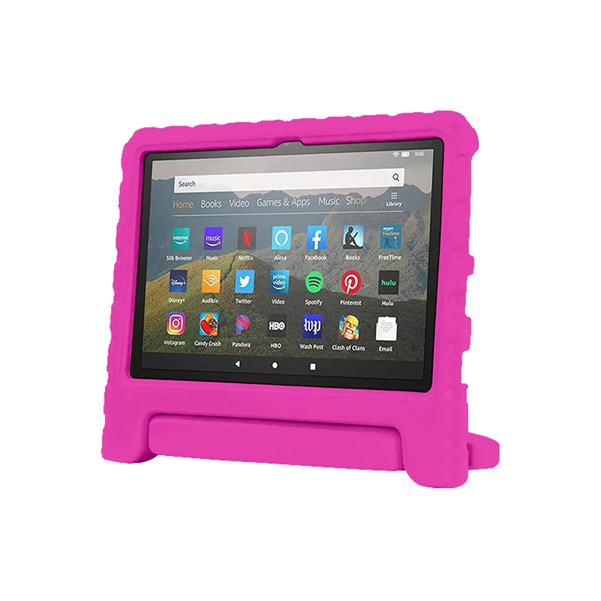 Rixus RXTC06 Tablet Kids Case For Apple iPad 10.2 inch (2021, 2019), iPad Air 3 10.5 inch (2019), iPad Pro 10.5 inch (2018) Pink