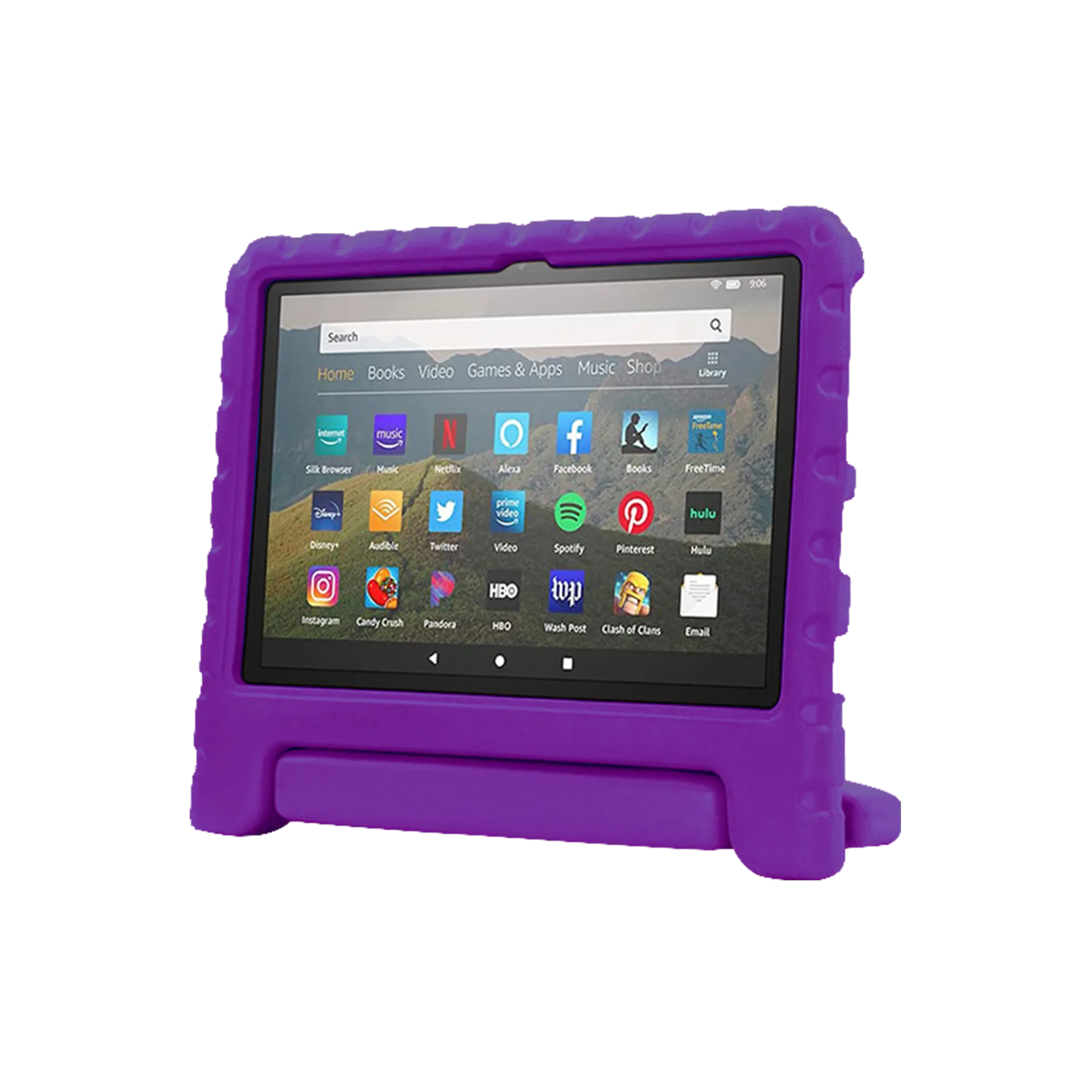Rixus RXTC06 Tablet Kids Case For Apple iPad Pro 11 inch (2022,2021,2020,2018), iPad Air 4 10.9 inch (2020) Purple
