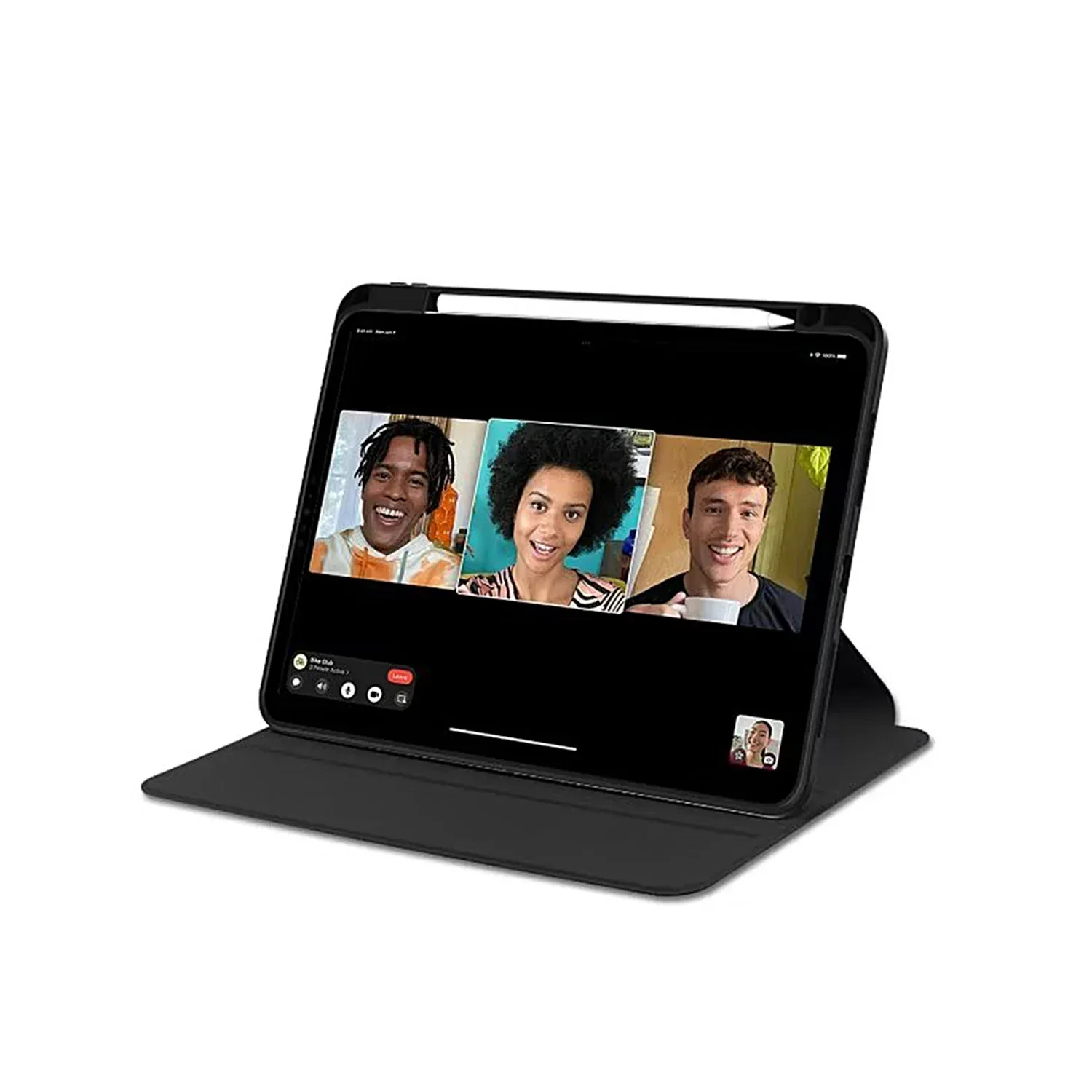 PU Leather Protective Case For Apple iPad Air, Air 2 9.7 inch Black