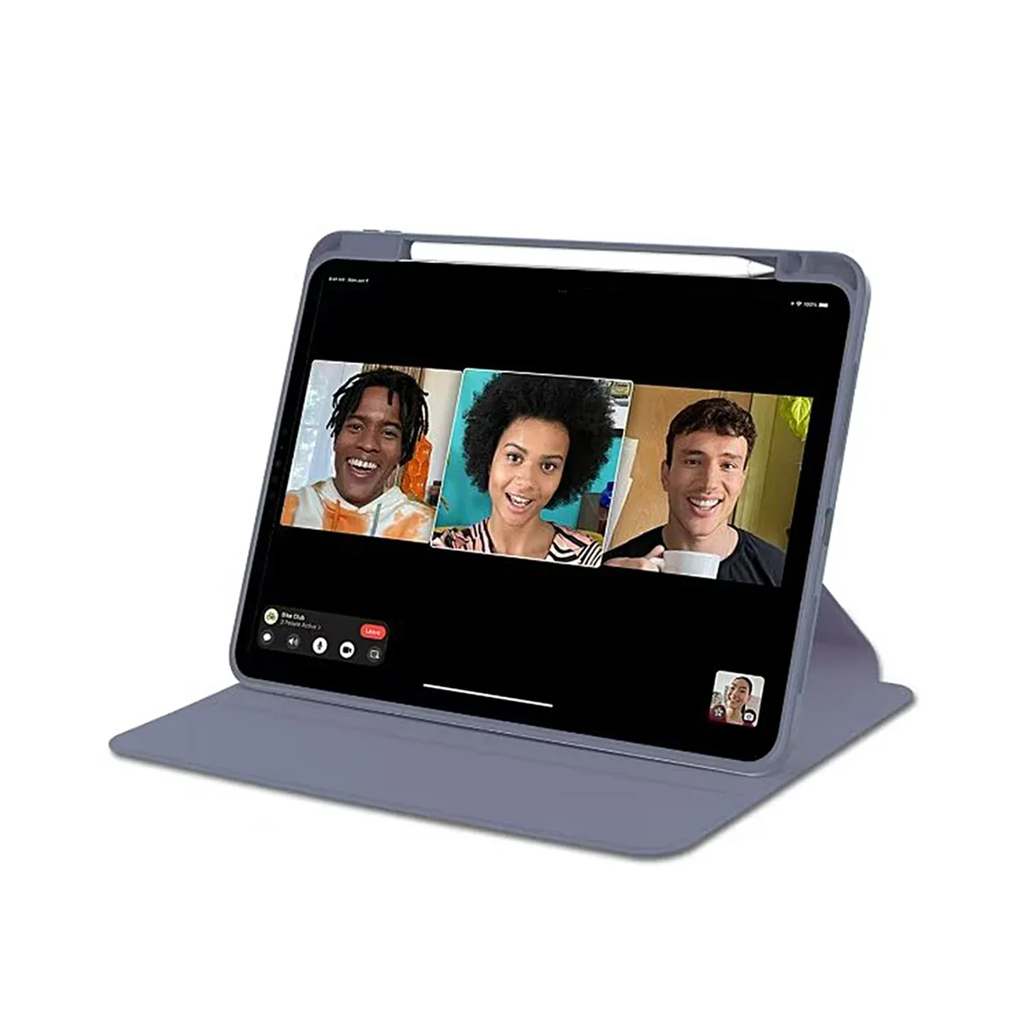 PU Leather Protective Case For Apple iPad Air, Air 2 9.7 inch Lavender