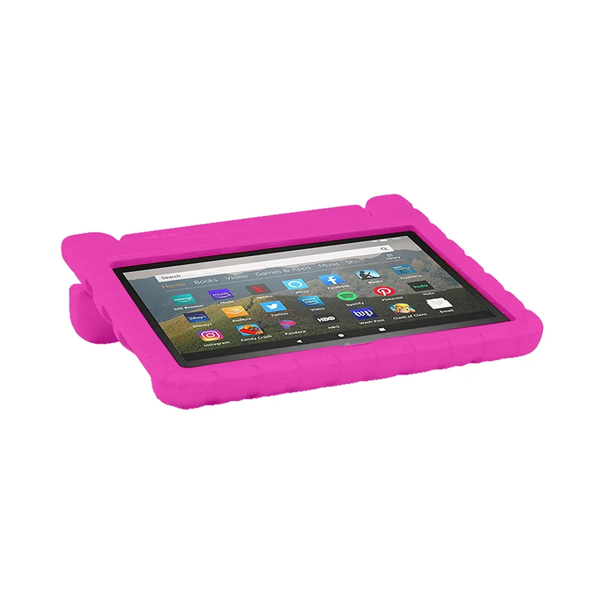 Rixus RXTC06 Tablet Kids Case For Apple iPad Air 1 9.7 inch, iPad 5, iPad 2 9.7 inch, iPad 6, iPad Pro 9.7 inch, iPad 7 Pink