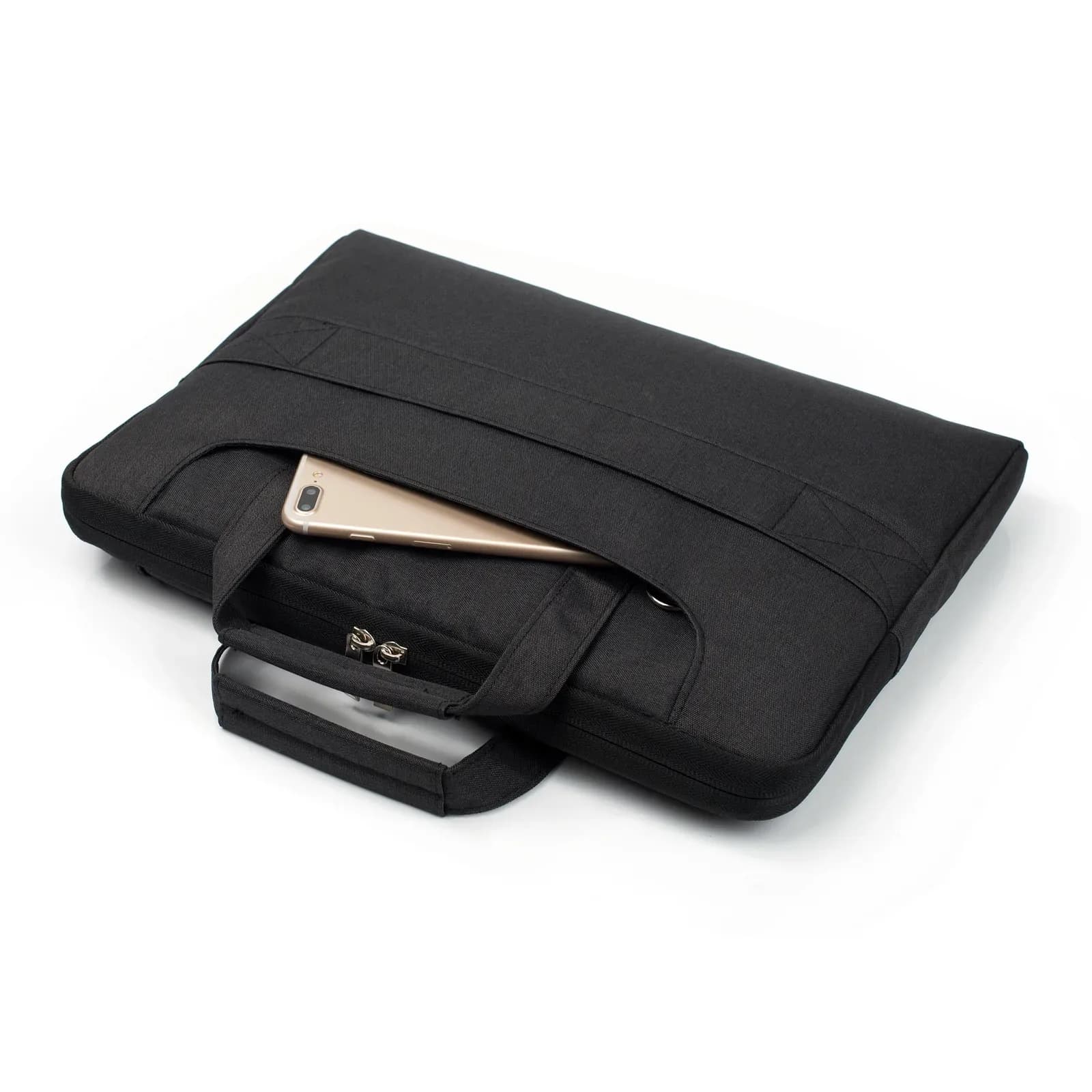 Laptop Sleeve Bag With Shoulder Strap 15, 16.2 inch Black