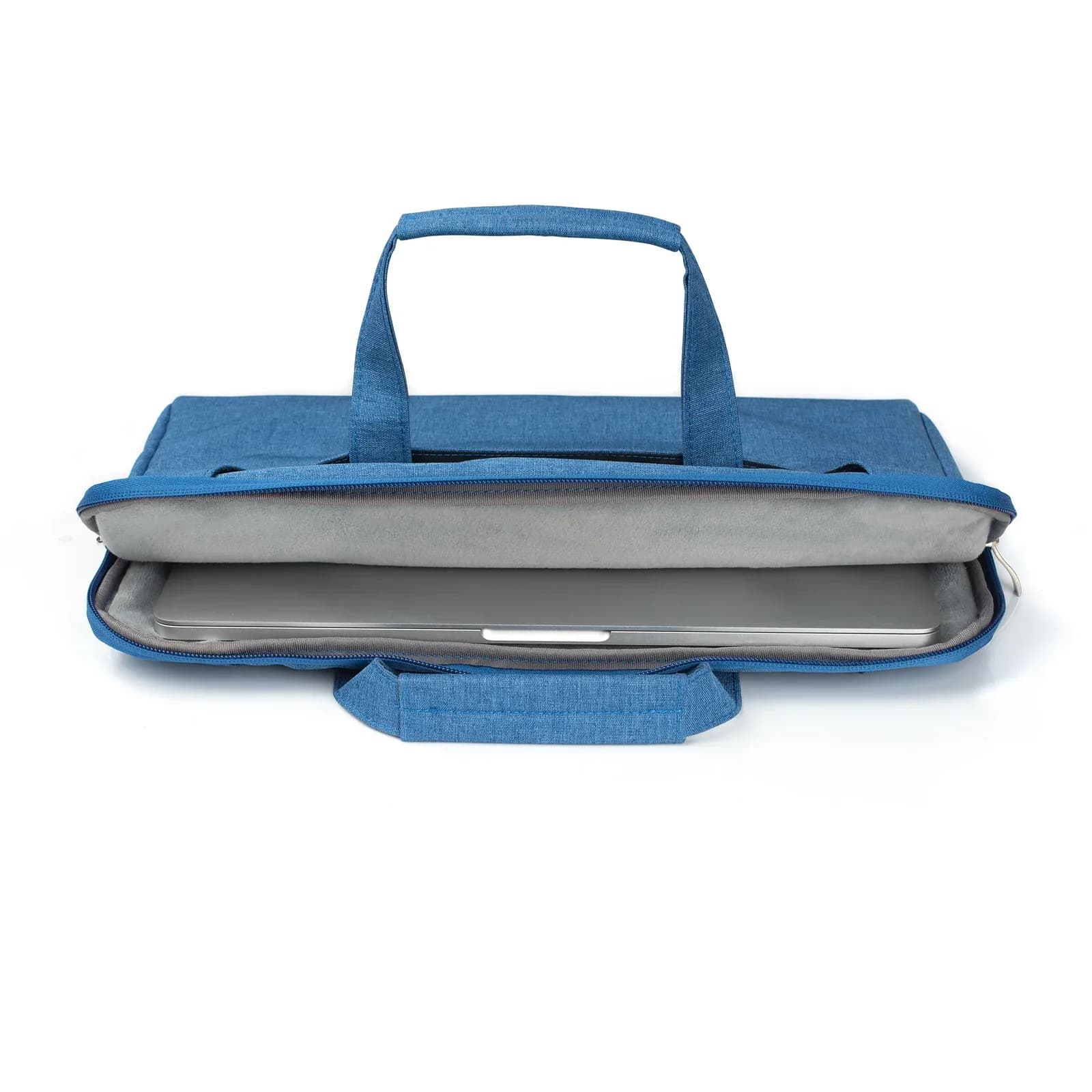 Laptop Sleeve Bag With Shoulder Strap 13, 14.2 inch Denim Blue