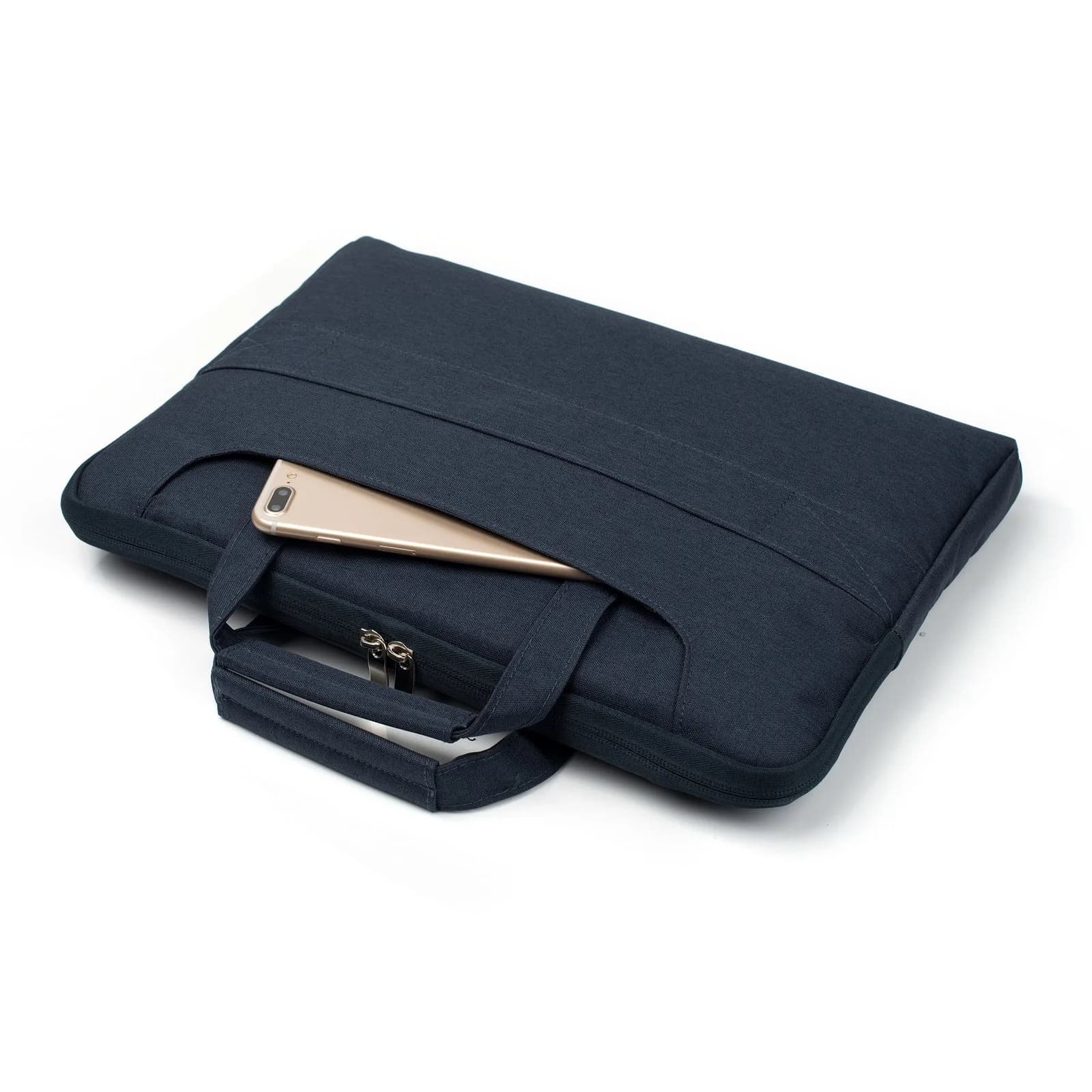 Laptop Sleeve Bag With Shoulder Strap 15, 16.2 inch Navy Blue