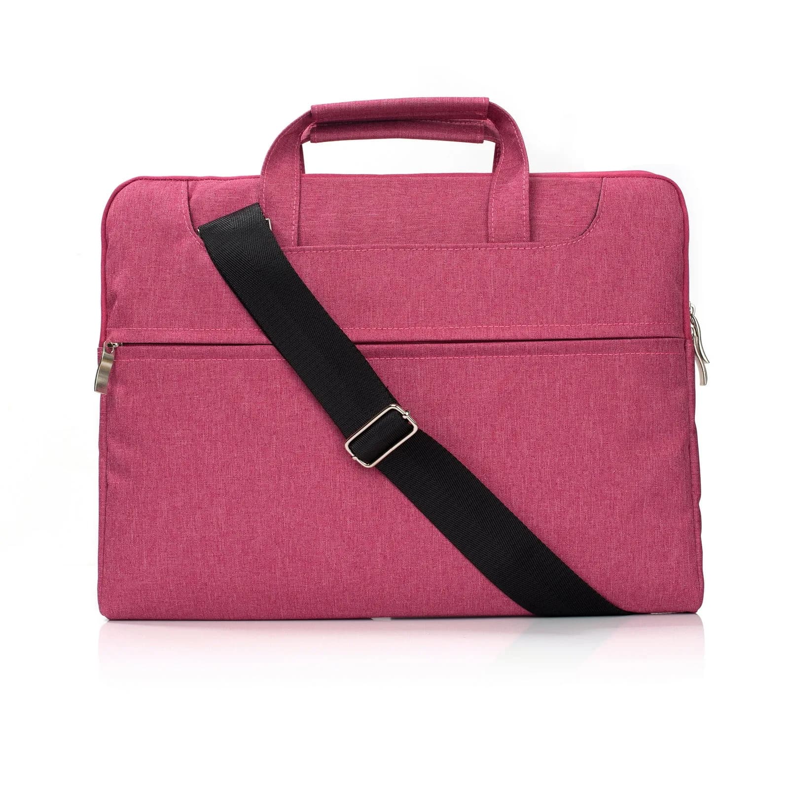 Laptop Sleeve Bag With Shoulder Strap 13, 14.2 inch Rose