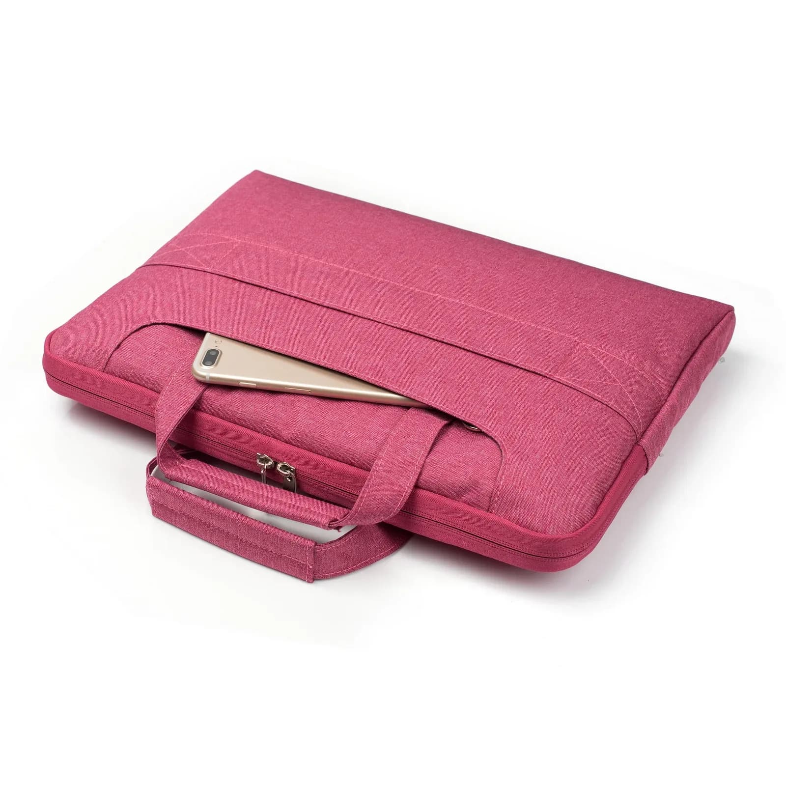 Laptop Sleeve Bag With Shoulder Strap 11, 12 inch Rose