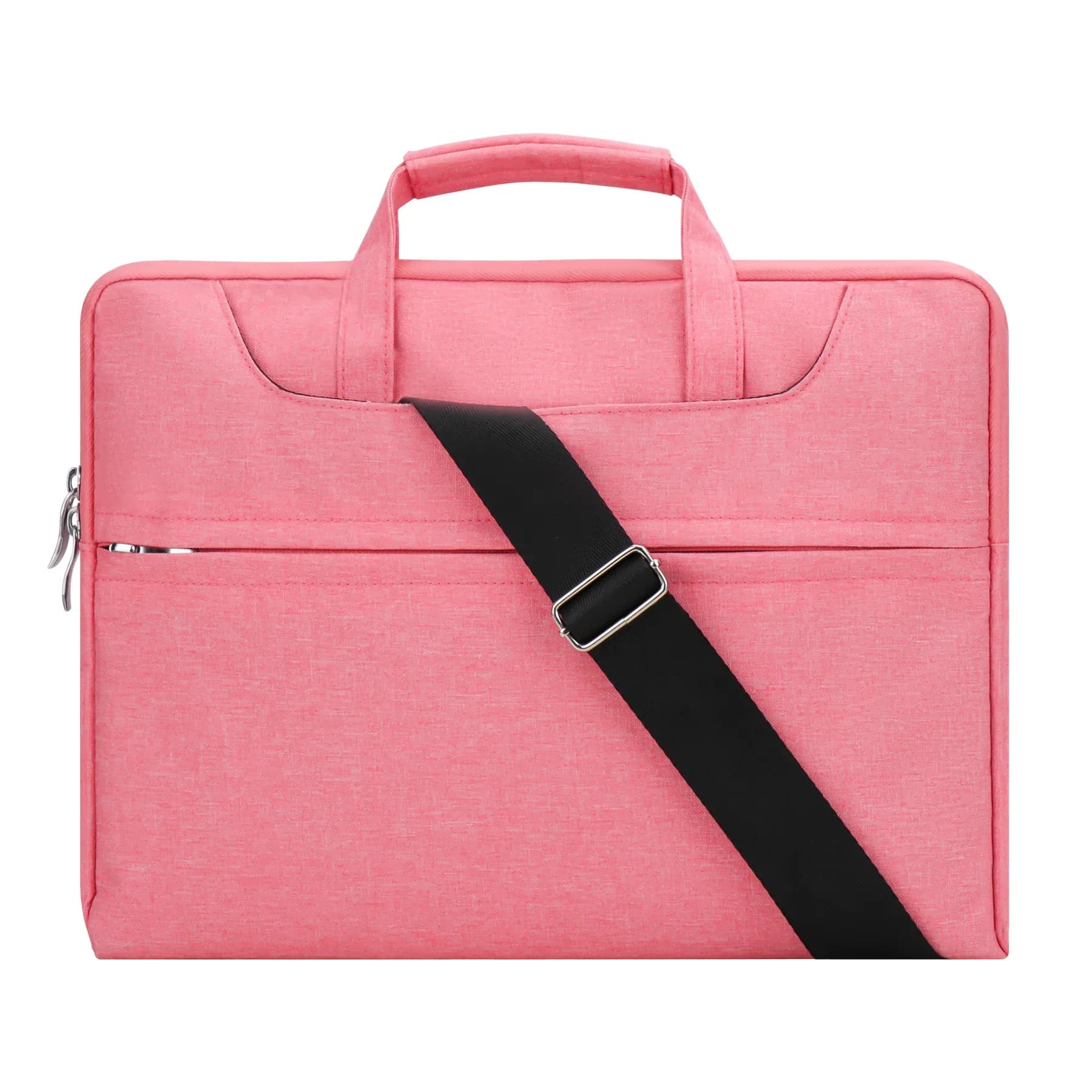 Laptop Sleeve Bag With Shoulder Strap 11, 12 inch Pink