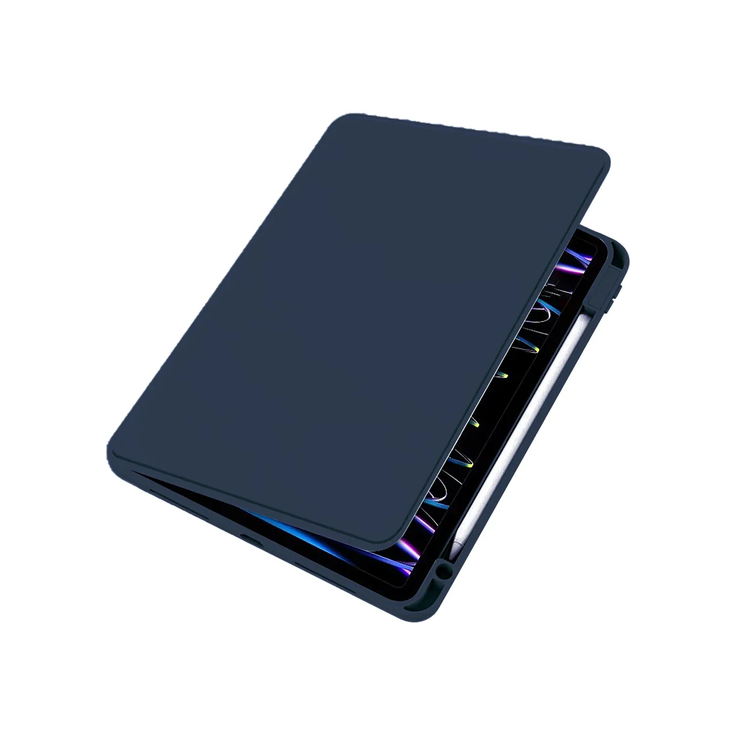 PU Leather Protective Case For Apple iPad Pro 11 inch (2024) Dark Blue