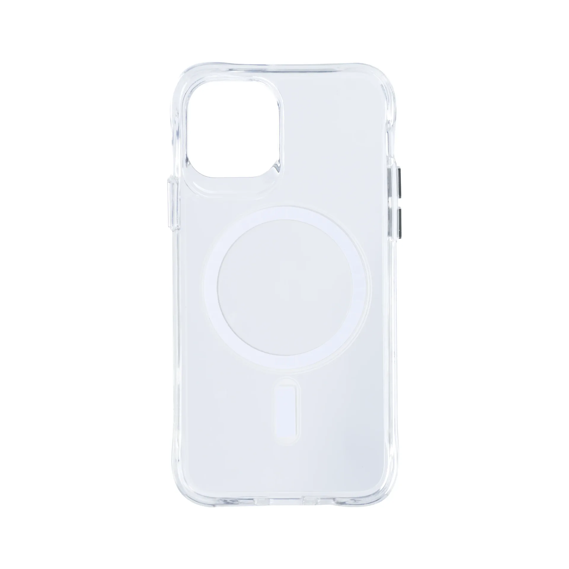 Rixus Anti Shock Case TPU With MagSafe Compatible For Apple iPhone 12, 12 Pro Transparent