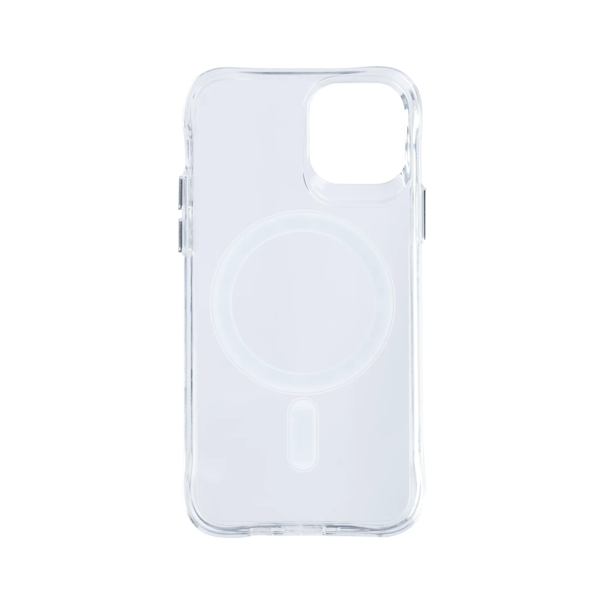 Rixus Anti Shock Case TPU With MagSafe Compatible For Apple iPhone 12, 12 Pro Transparent