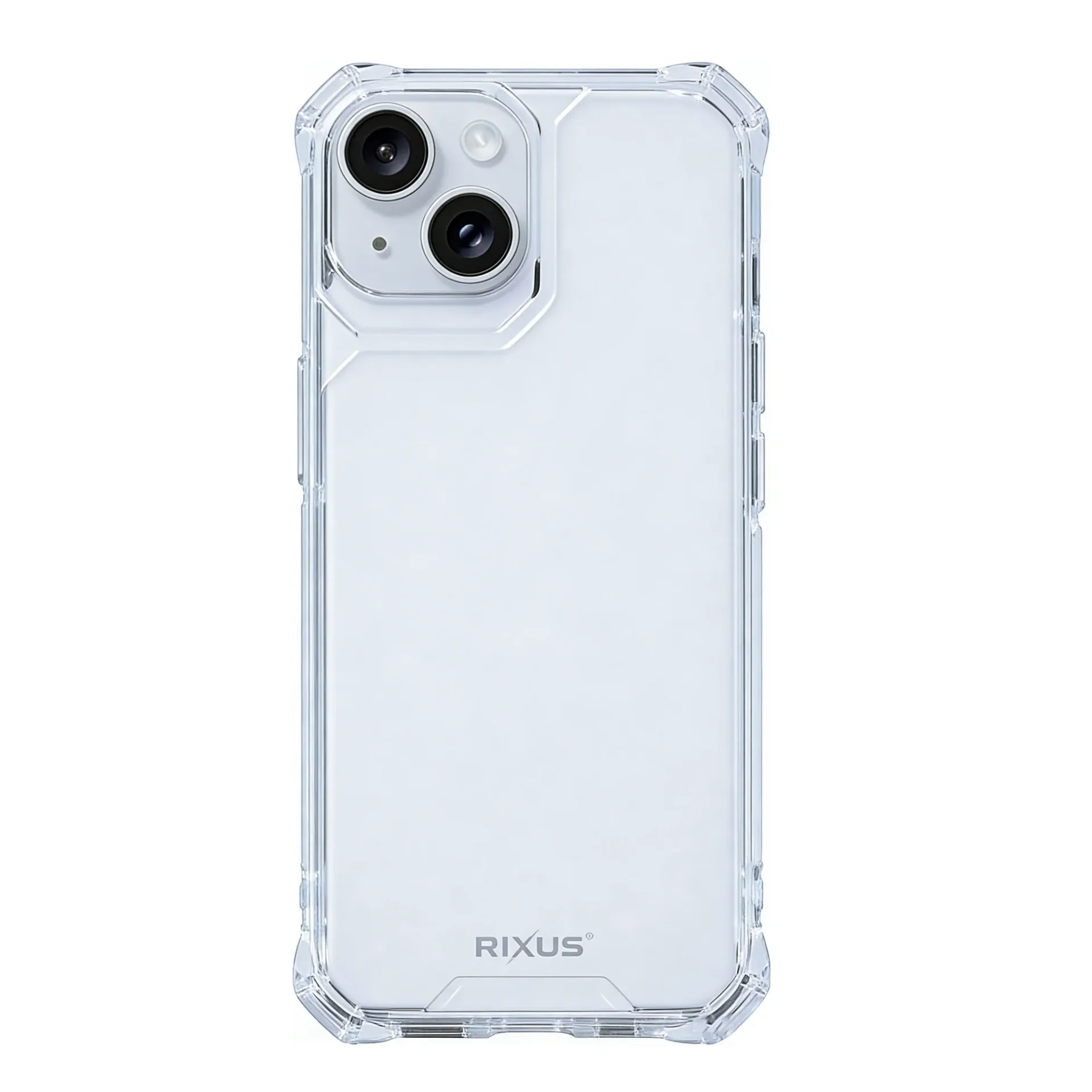 Rixus Armor-X Anti Shock Case For Apple iPhone 15 Transparent