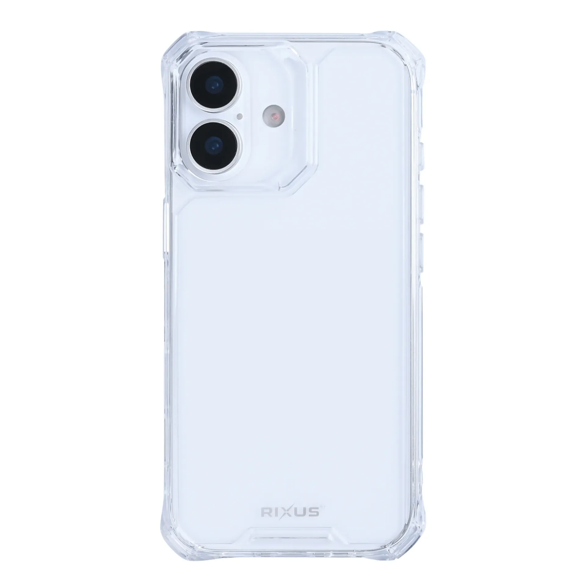 Rixus Armor-X Anti Shock Case For Apple iPhone 16 Plus Transparent