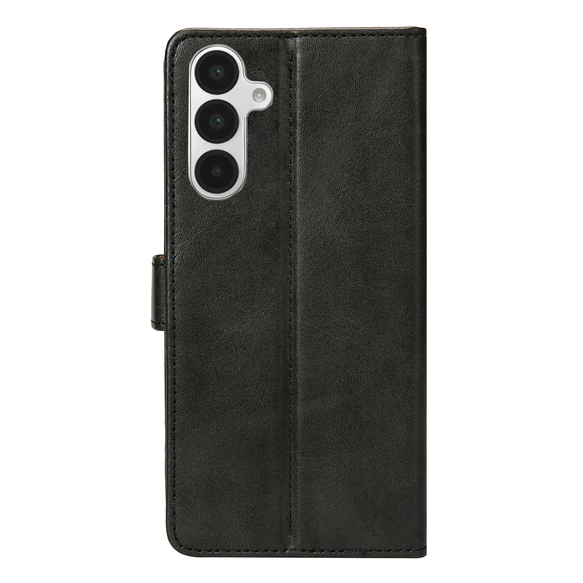 Rixus Bookcase For Samsung Galaxy A16 4G, 5G Black