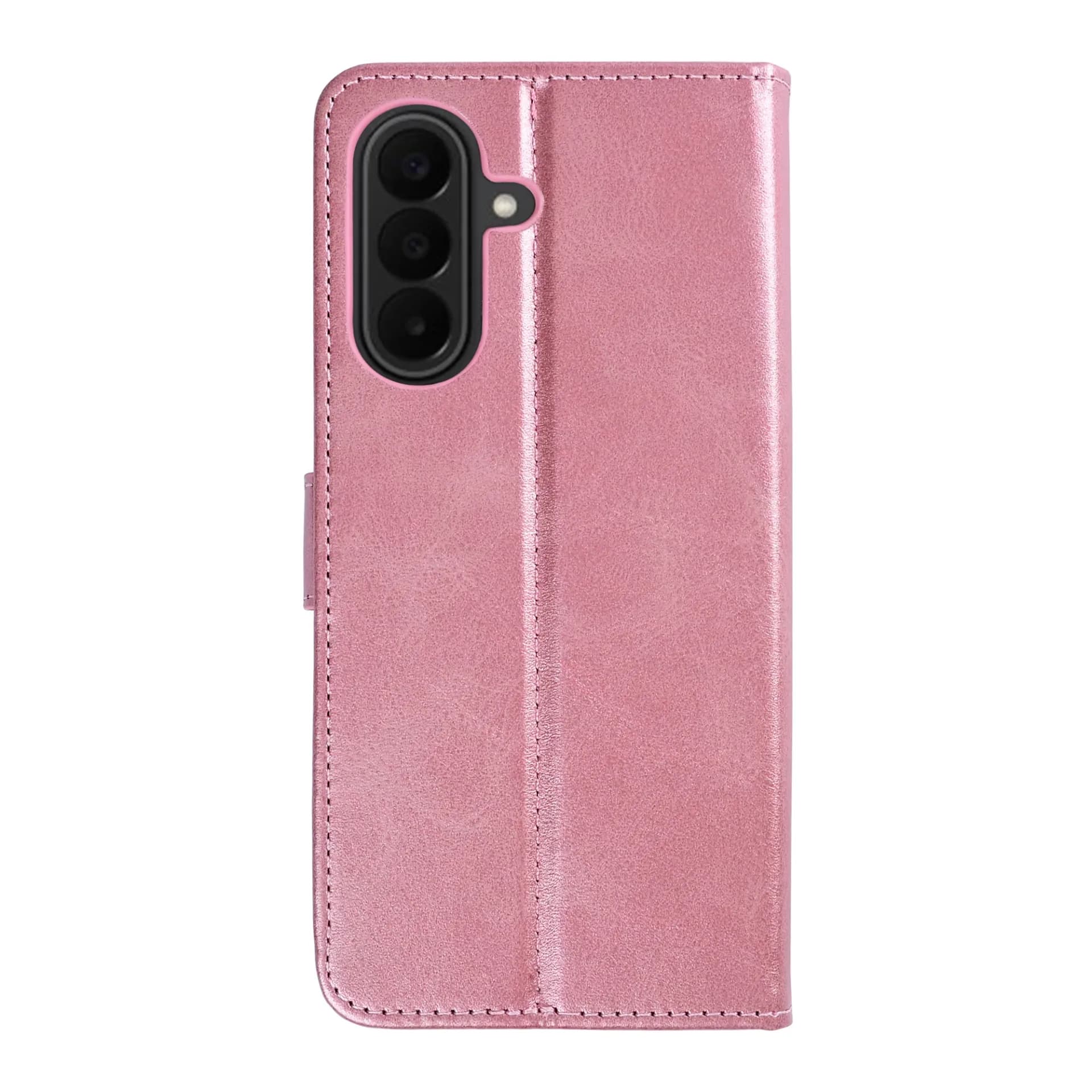 Rixus Bookcase For Samsung Galaxy A27 Pink
