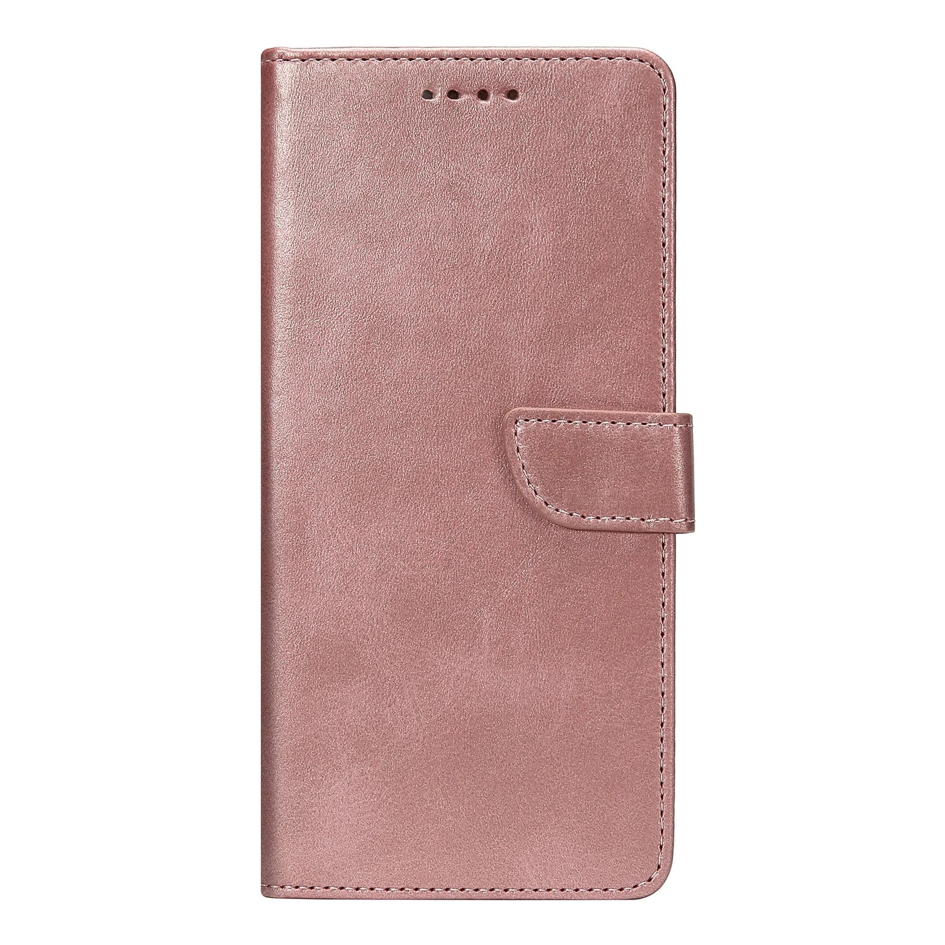 Rixus Bookcase For Samsung Galaxy A36, A37 Pink