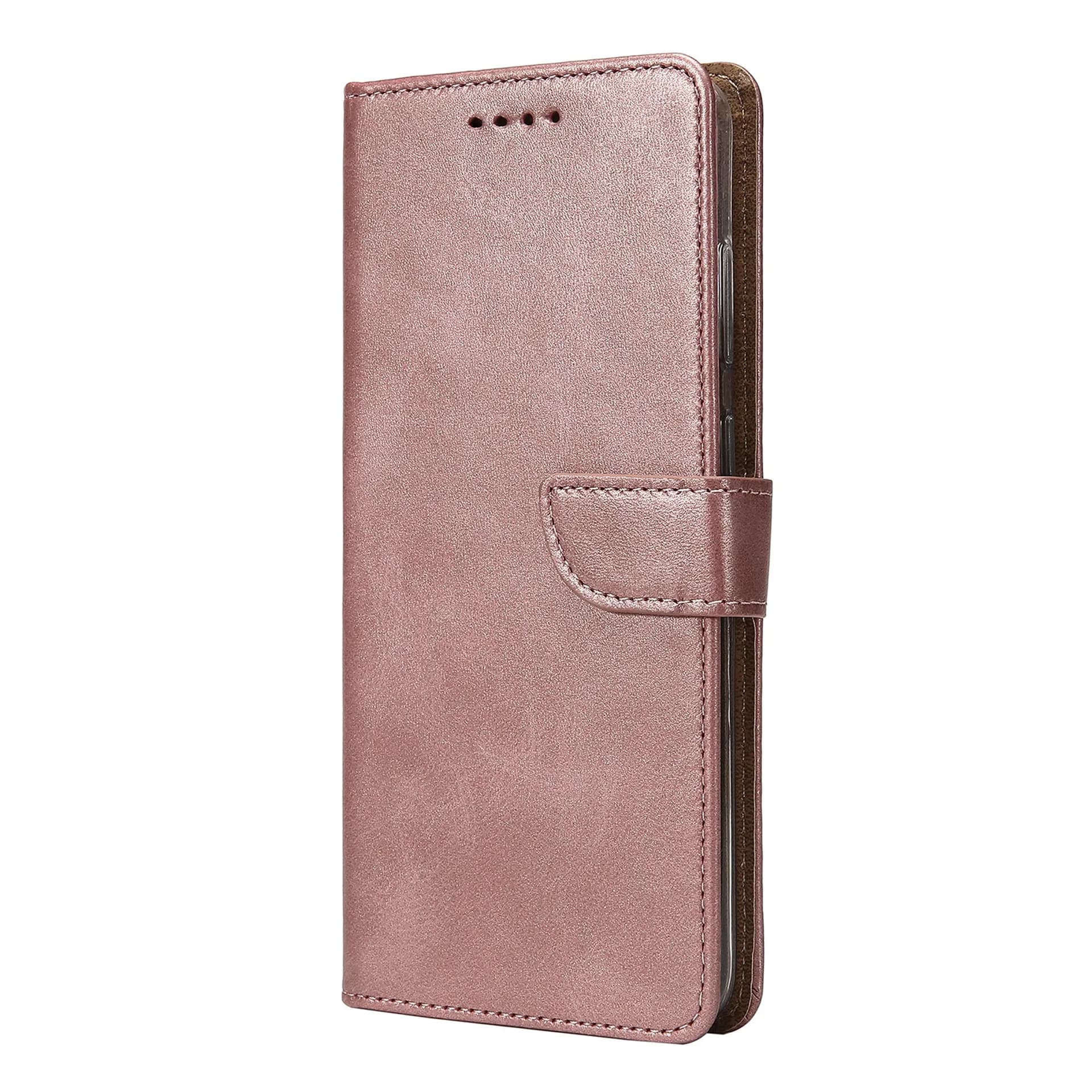 Rixus Bookcase For Samsung Galaxy A36, A37 Pink