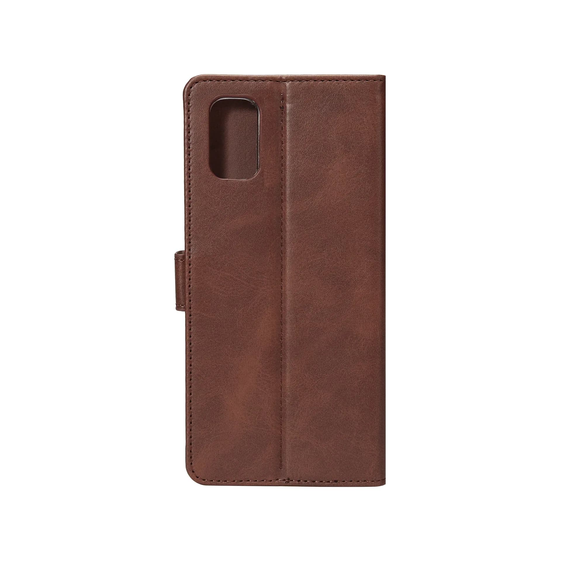 Rixus Bookcase For Samsung Galaxy A41 Brown