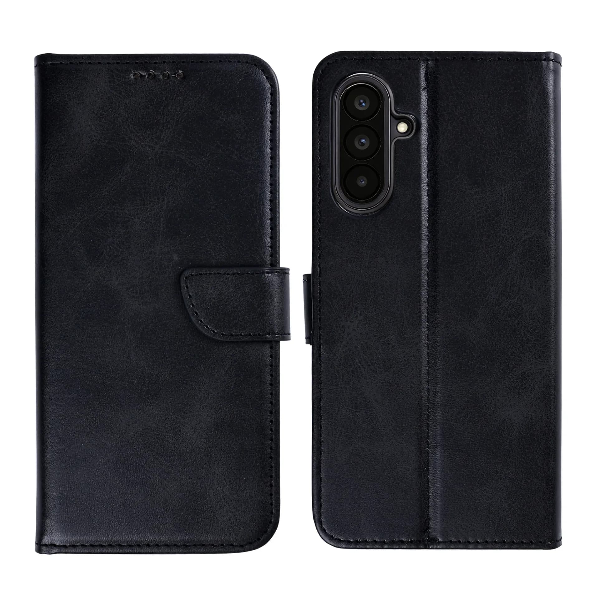 Rixus Bookcase For Samsung Galaxy A57 Black