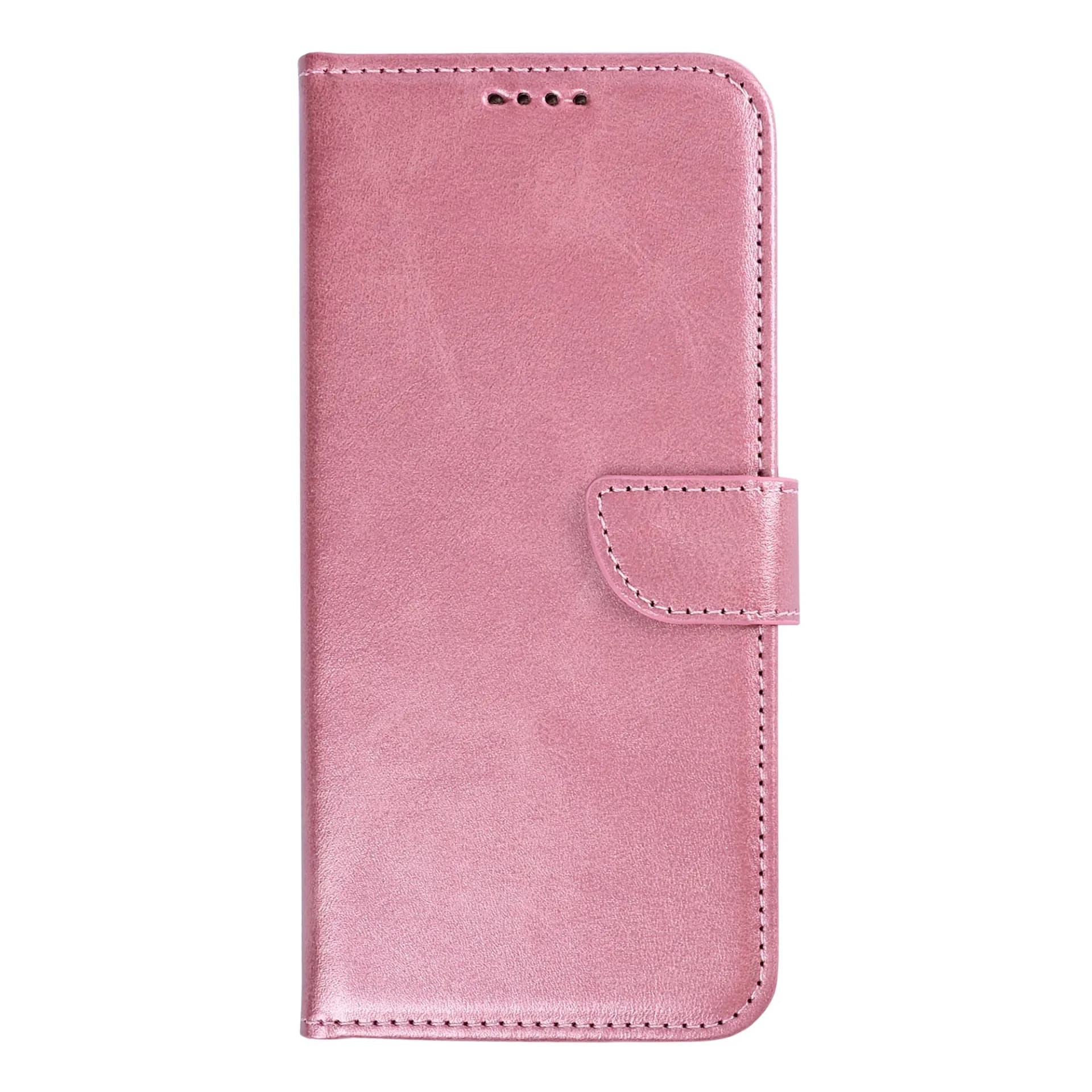 Rixus Bookcase For Samsung Galaxy A57 Pink