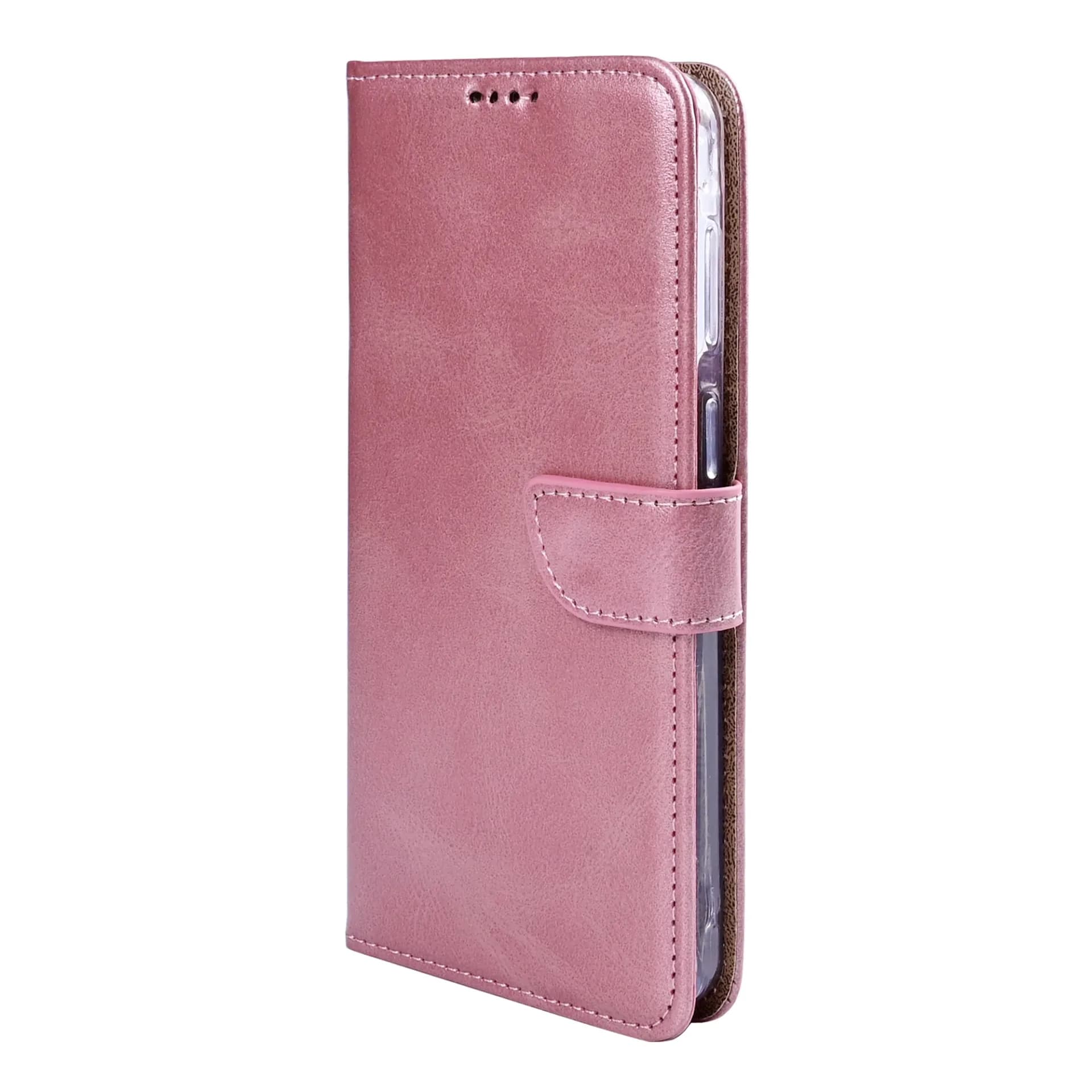 Rixus Bookcase For Samsung Galaxy A57 Pink