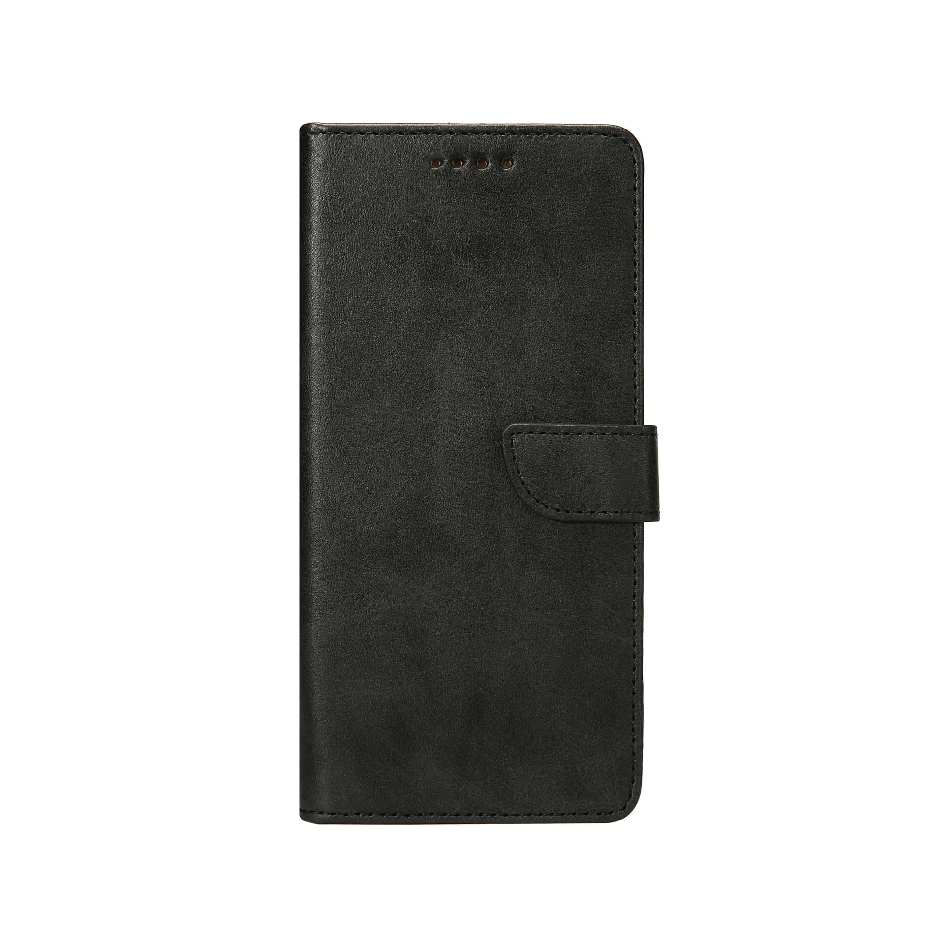 Rixus Bookcase For Samsung Galaxy A7 (2018) Black