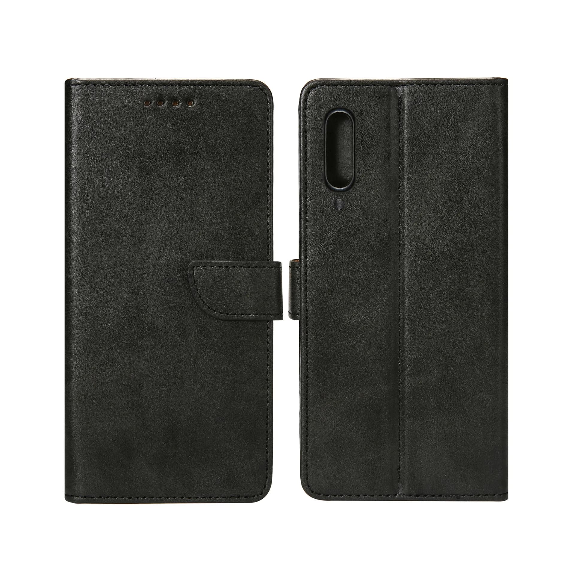 Rixus Bookcase For Samsung Galaxy A7 (2018) Black