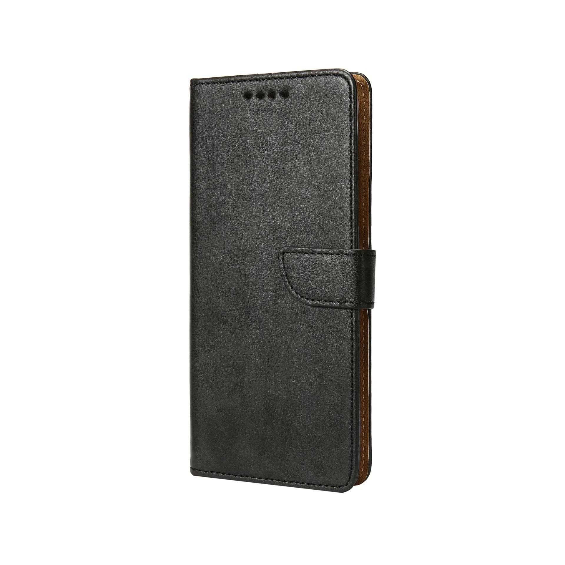 Rixus Bookcase For Samsung Galaxy A7 (2018) Black