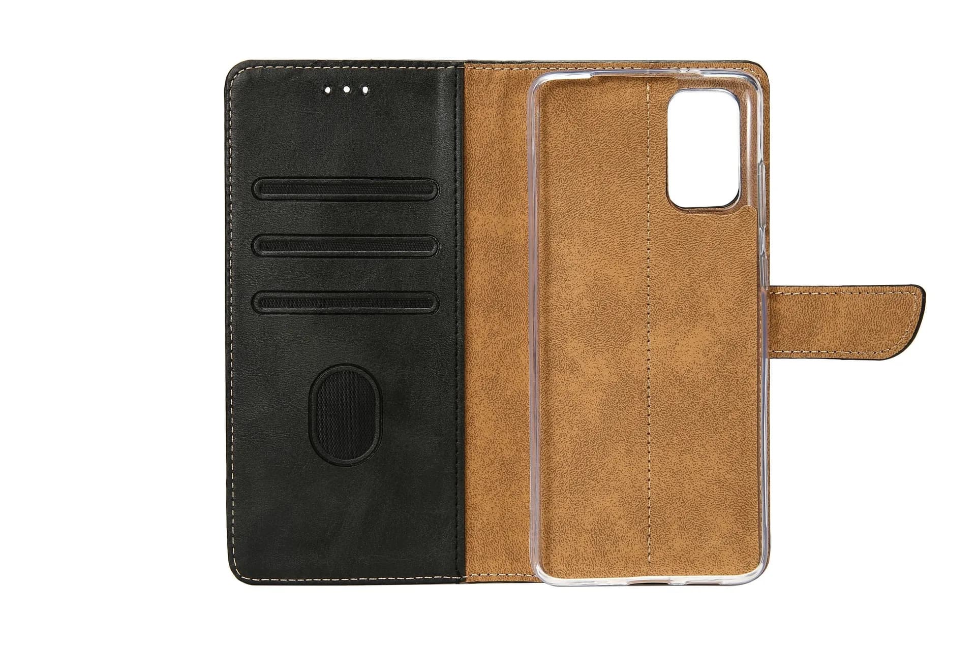 Rixus Bookcase For Samsung Galaxy S20 FE 4G Black